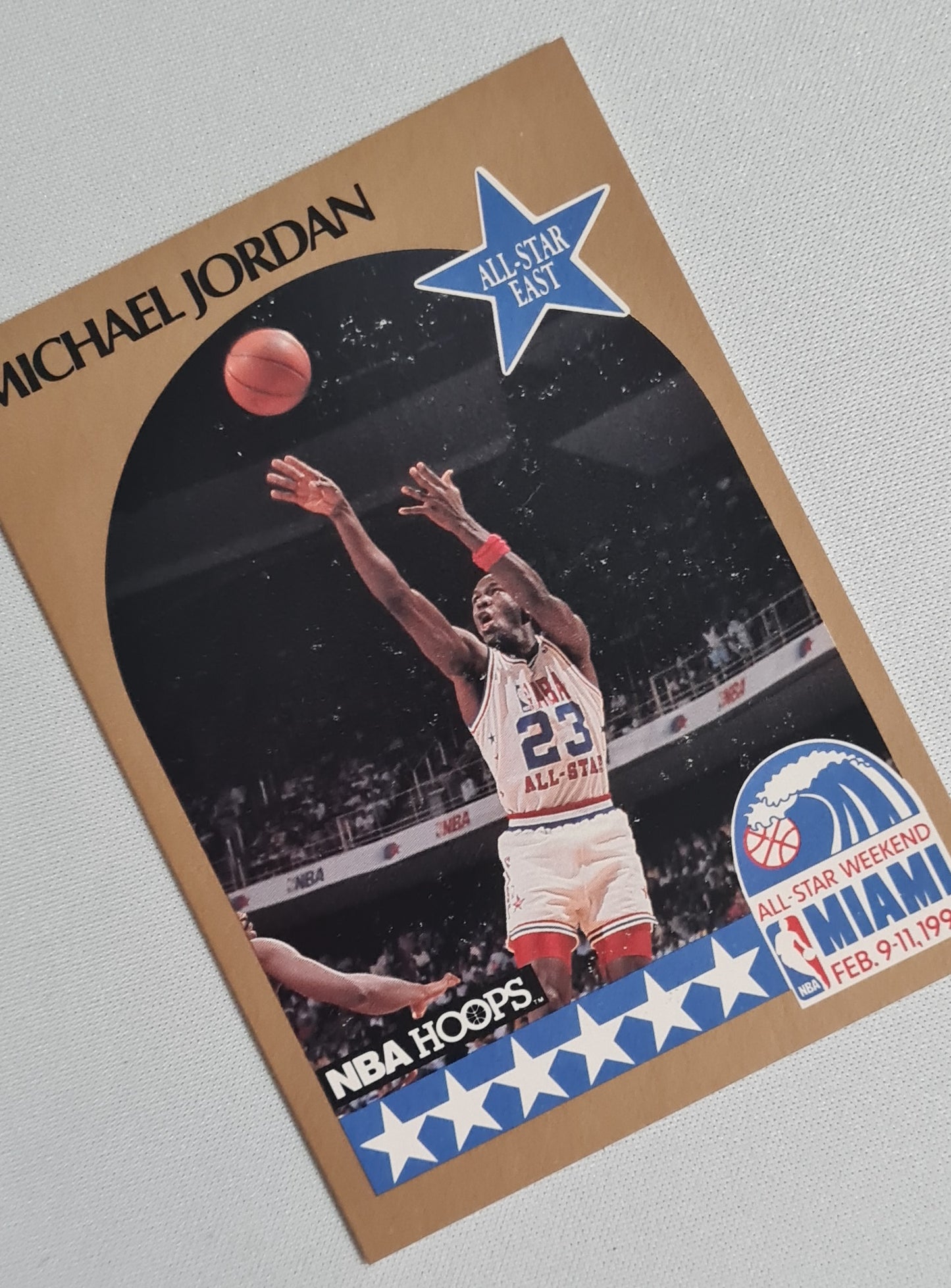 Michael Jordan - 1990 NBA Hoops - NBA Basketball All Star Weekend Miami #5