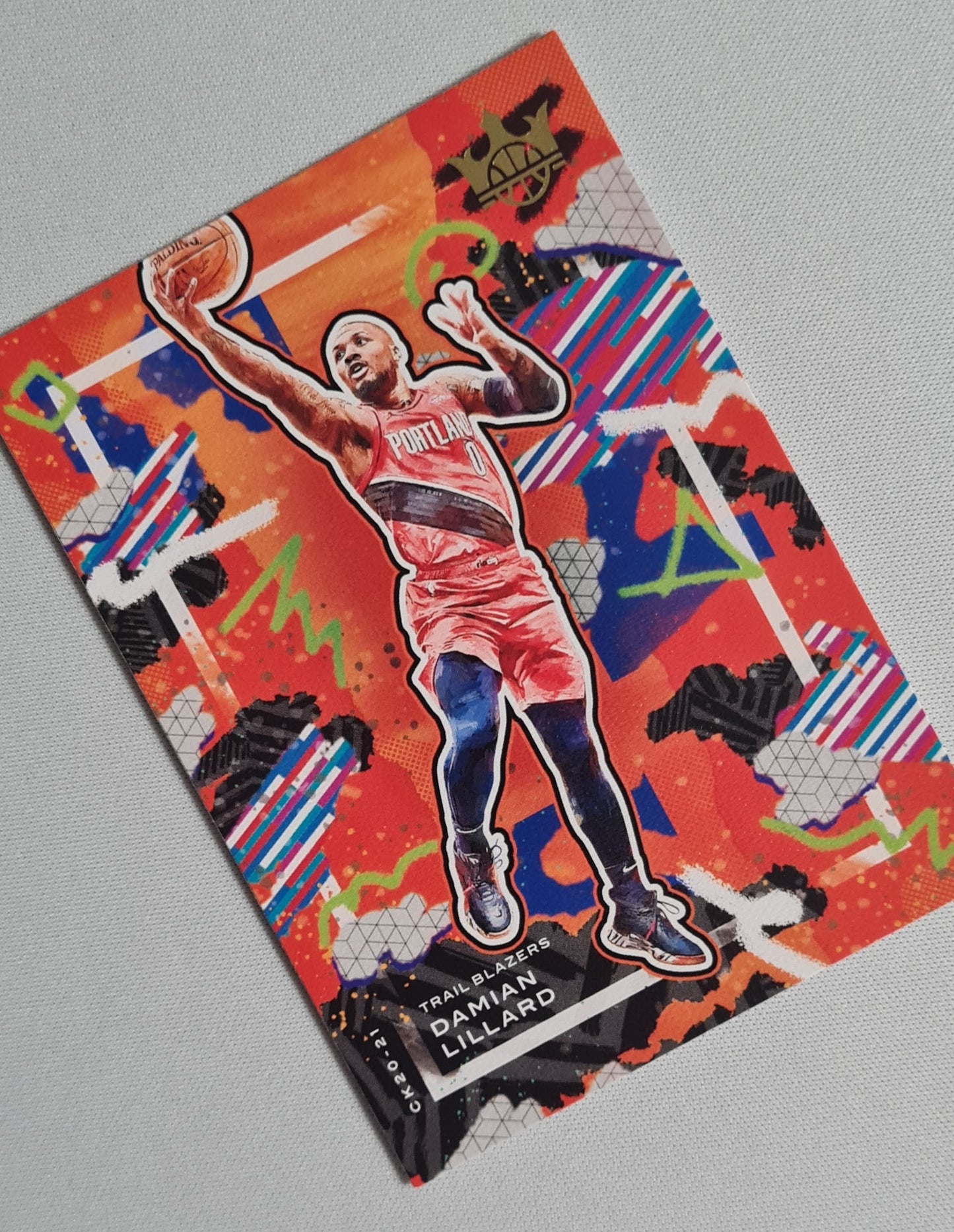 Damian Lillard - 2020-21 Panini Court Kings Basketball Portland Trail Blazers #37