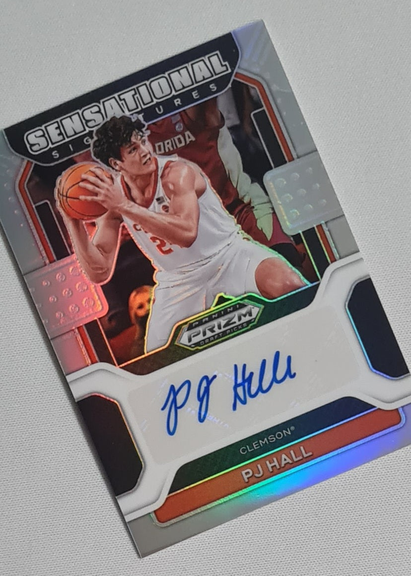 PJ Hall - 2022 Panini Prizm Draft Picks Sensational Sigantures - Clemson #SS-PJH /Auto Prizm Refractor
