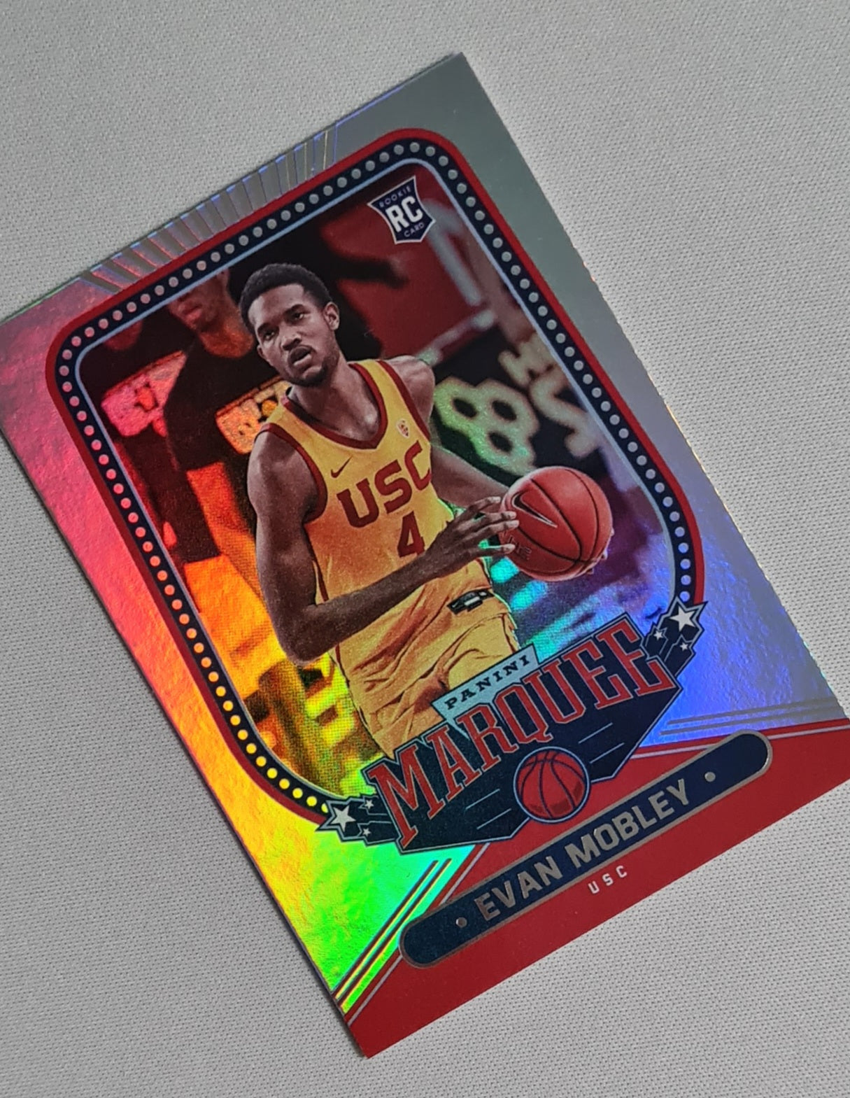 Evan Mobley - 2021 Panini Chronicles Marquee Draft Picks USC (RC) #142 Refractor