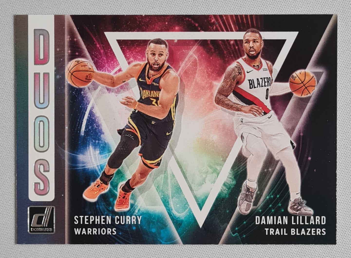 Damian Lillard & Stephen Curry - 2021/22 Panini Donruss NBA Basketball - Duos #3