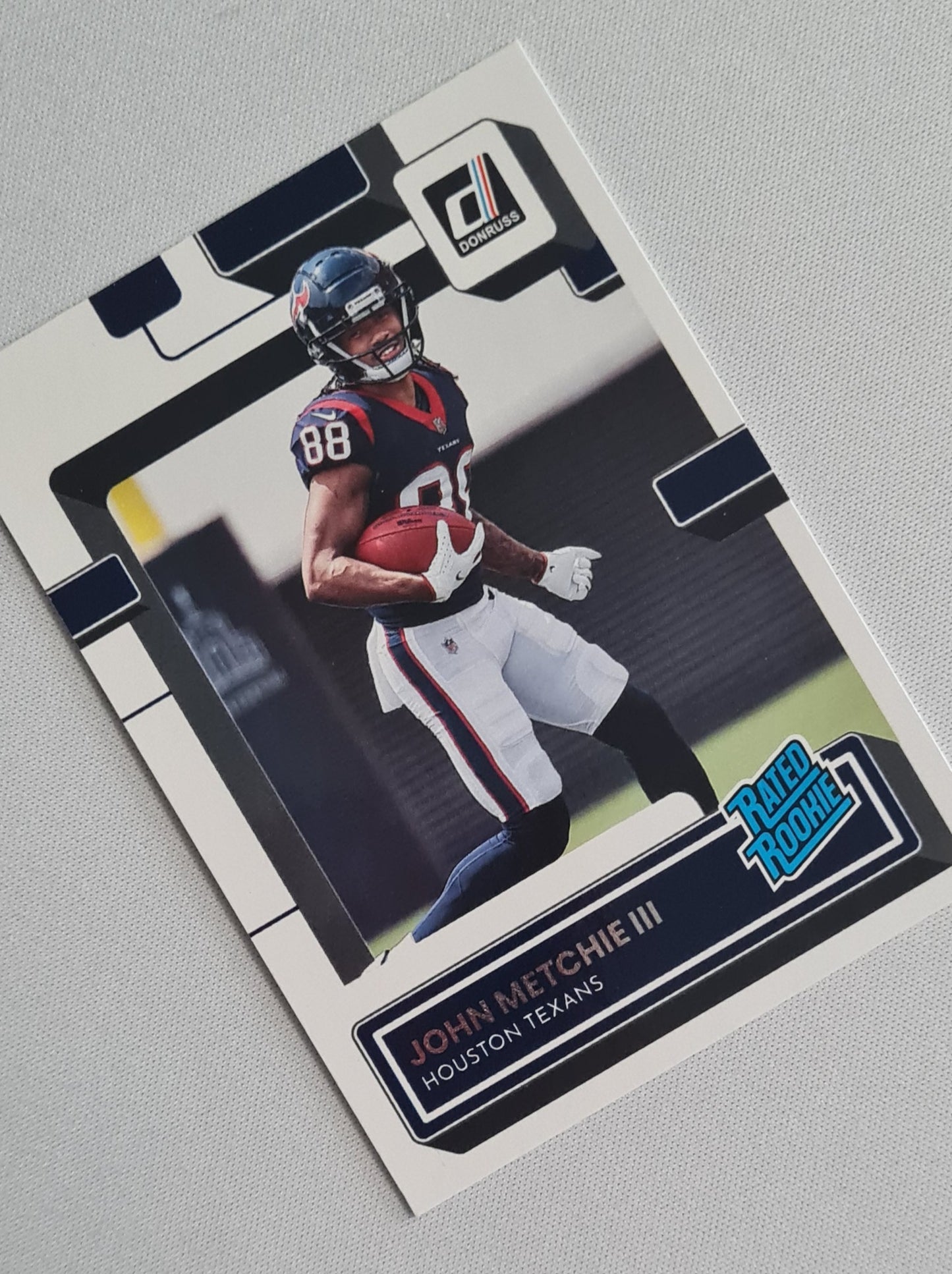 John Metchie III - 2022 Panini Donruss Football NFL Texans Rated Rookie #317