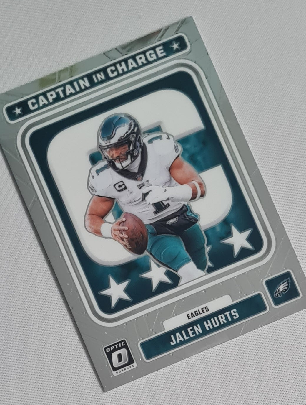 Jalen Hurts - 2023 Panini Donruss Optic Football Philadelphia Eagles Captain in Charge #CC-JH