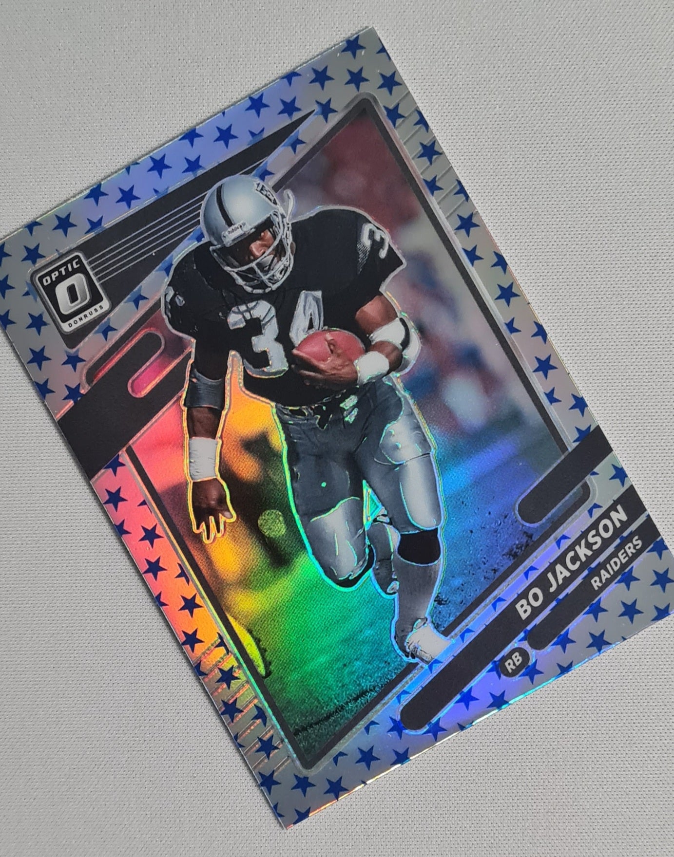 Bo Jackson - 2021 Panini Optic Football Los Angeles Raiders #44 Stars Prizm Refractor