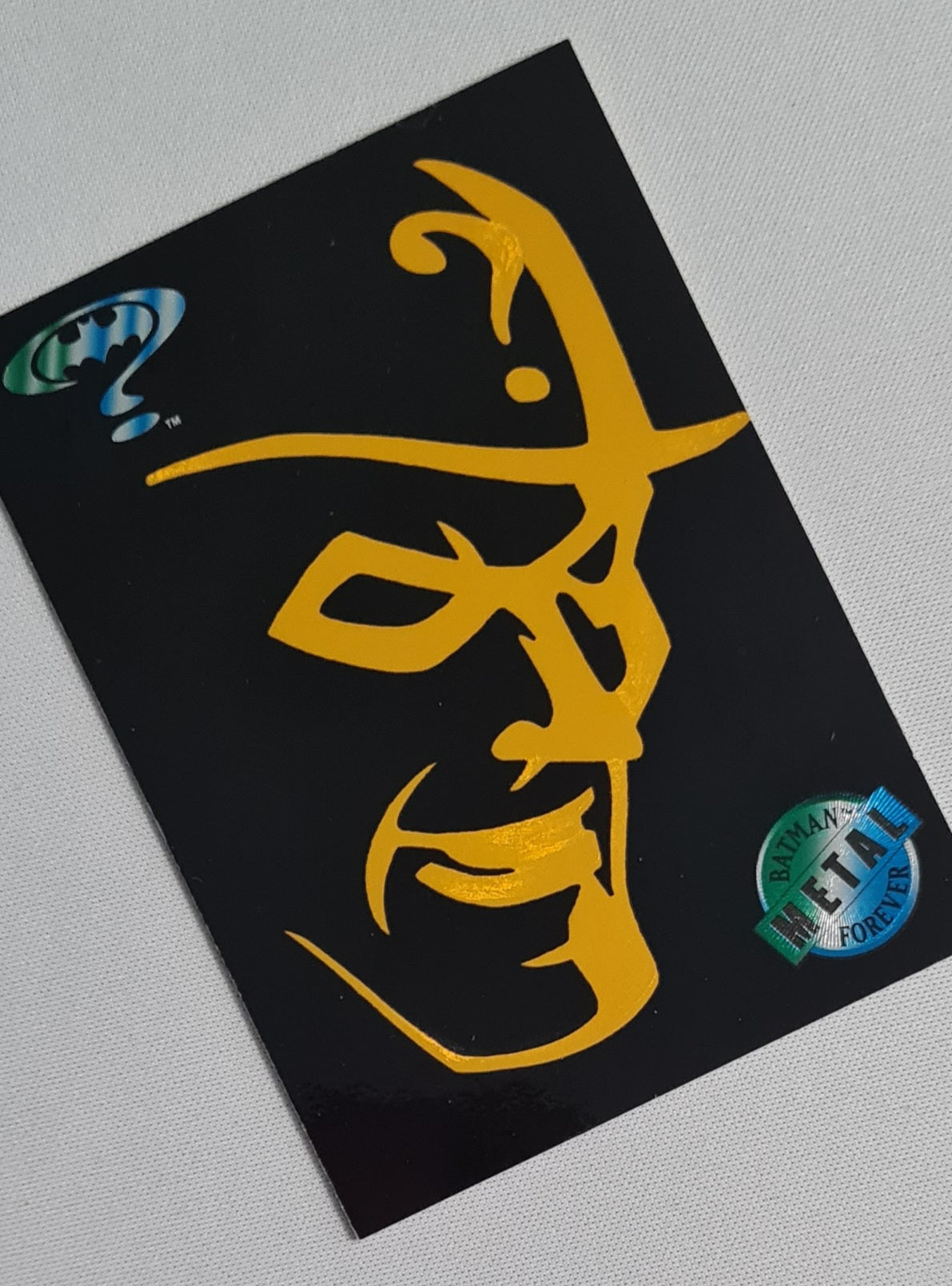 Riddler - 1995 Fleer Ultra Metal Batman Forever/ Gold Blaster forever 9/10