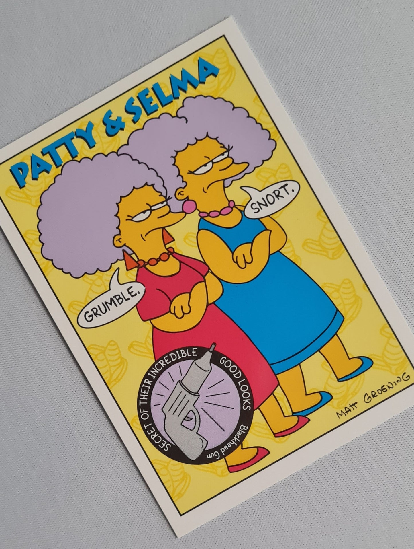 Patty & Selma Bouvier - 1993 SkyBox The Simpson (Comics Bongo Group) #S-26