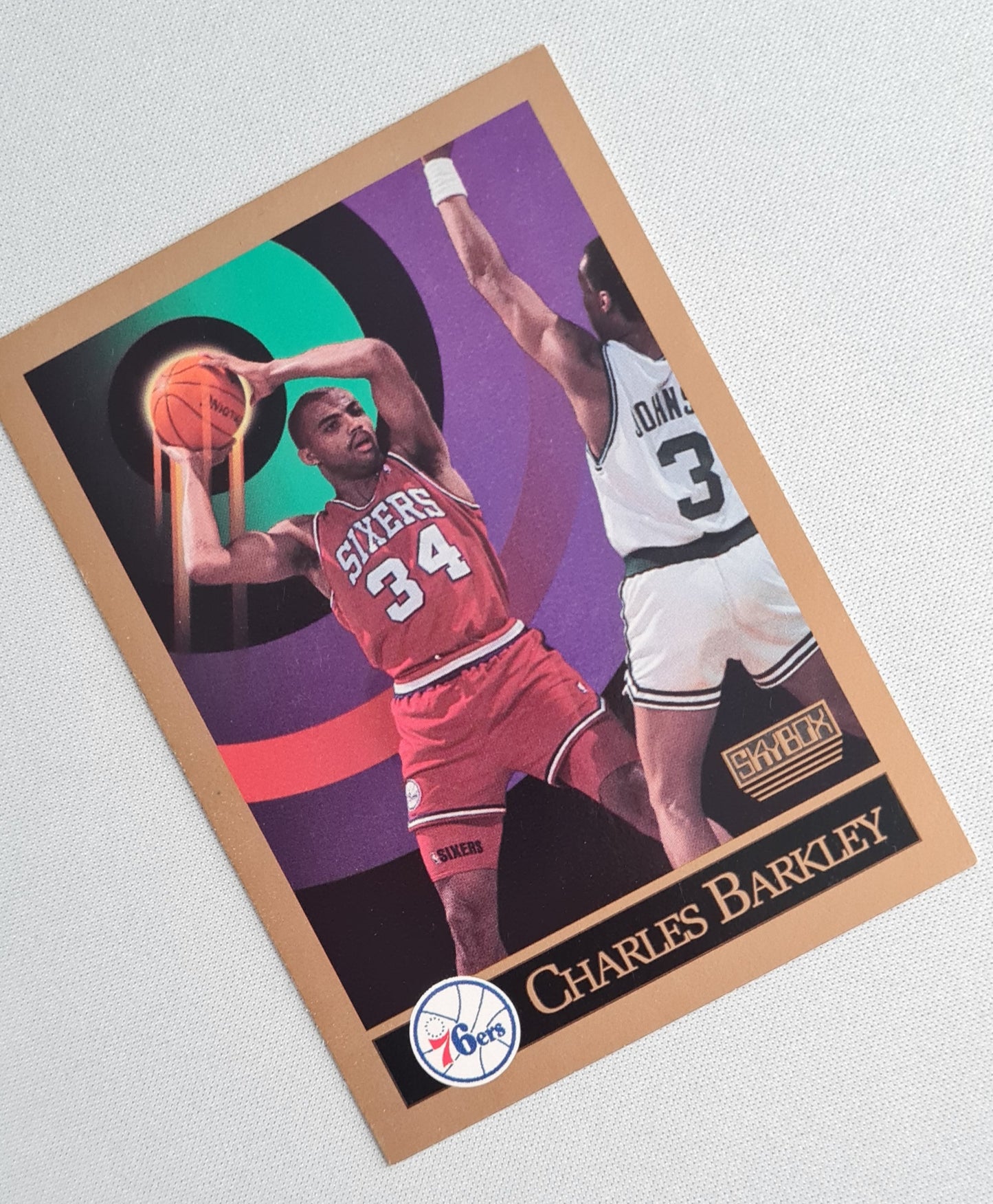Charles Barkley - 1990 SkyBox NBA Basketball Philadelphia 76ers #211
