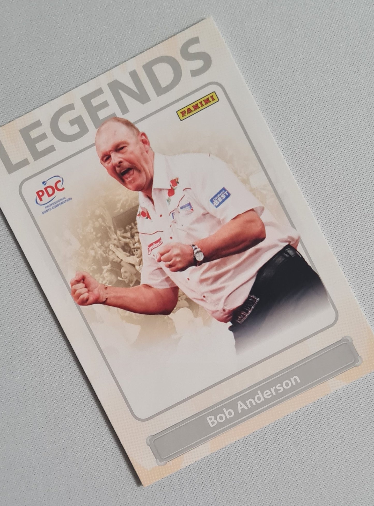 Bob Anderson - 2024 Panini PDC World Championship Darts - Legends "The Limestone Cowboy" England #LEC-01