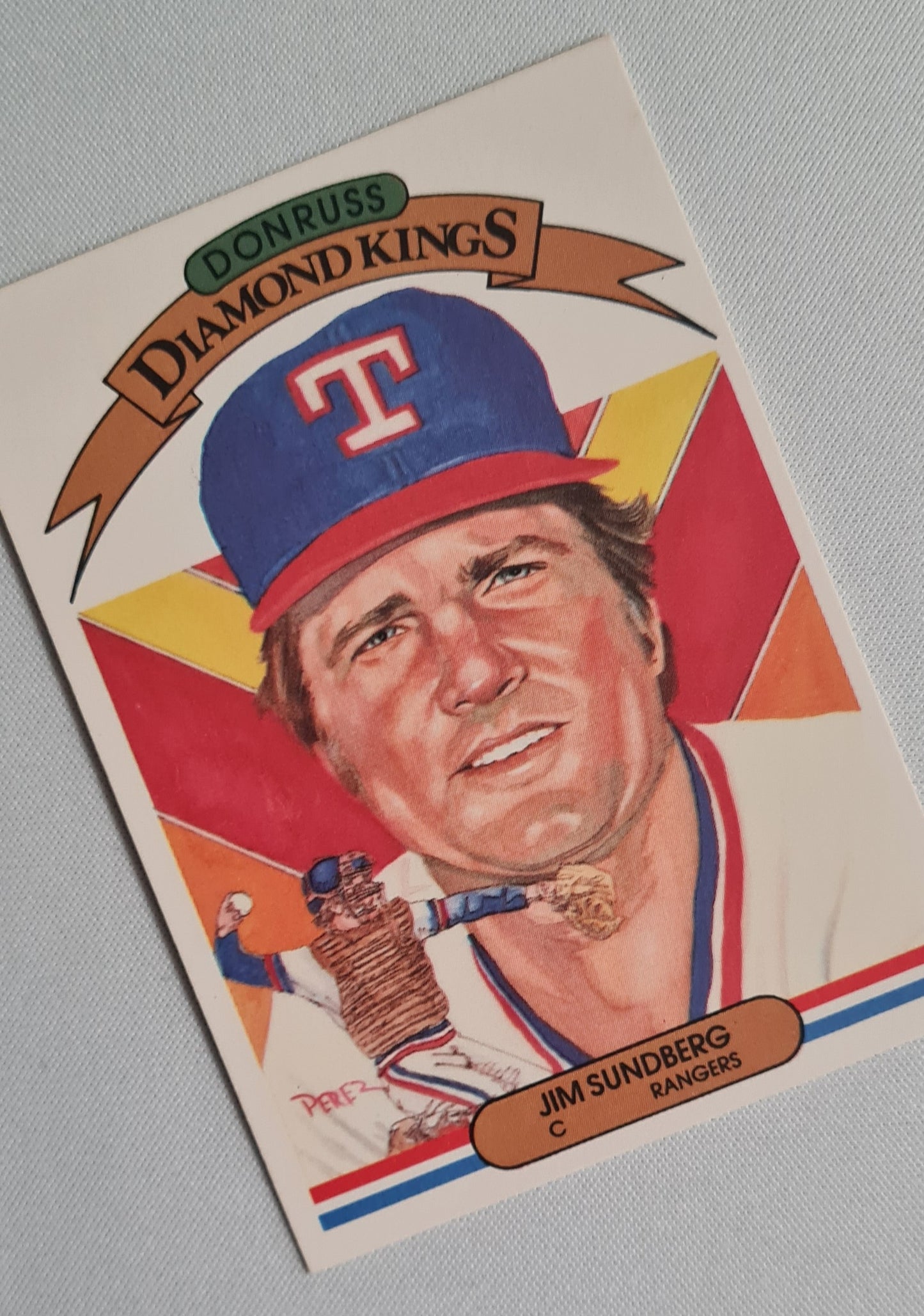 Jim Sundberg - 1982 Donruss Diamond Kings Rangers #7