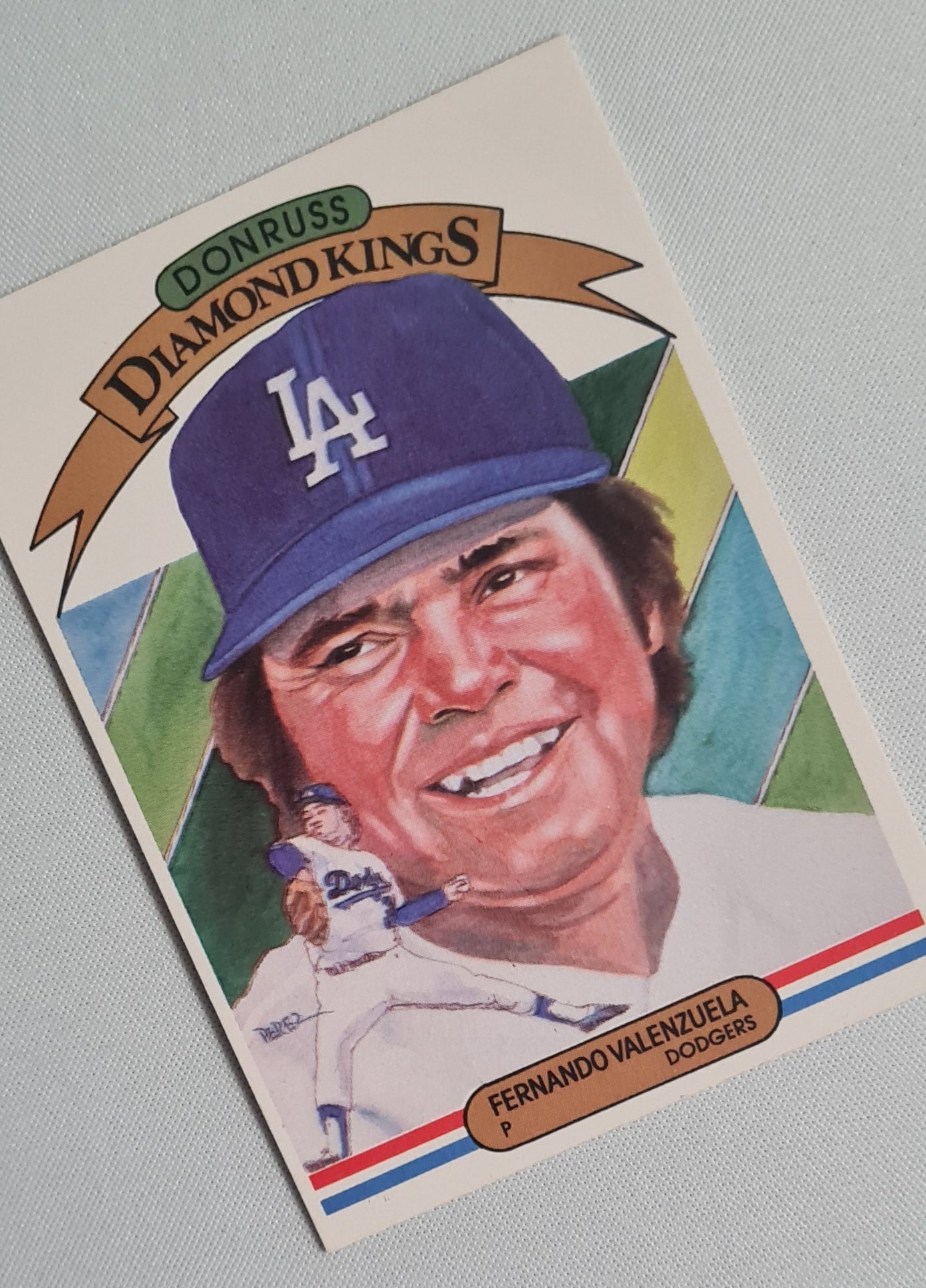Fernando Valenzuela - 1982 Donruss Diamond Kings Dodgers #1