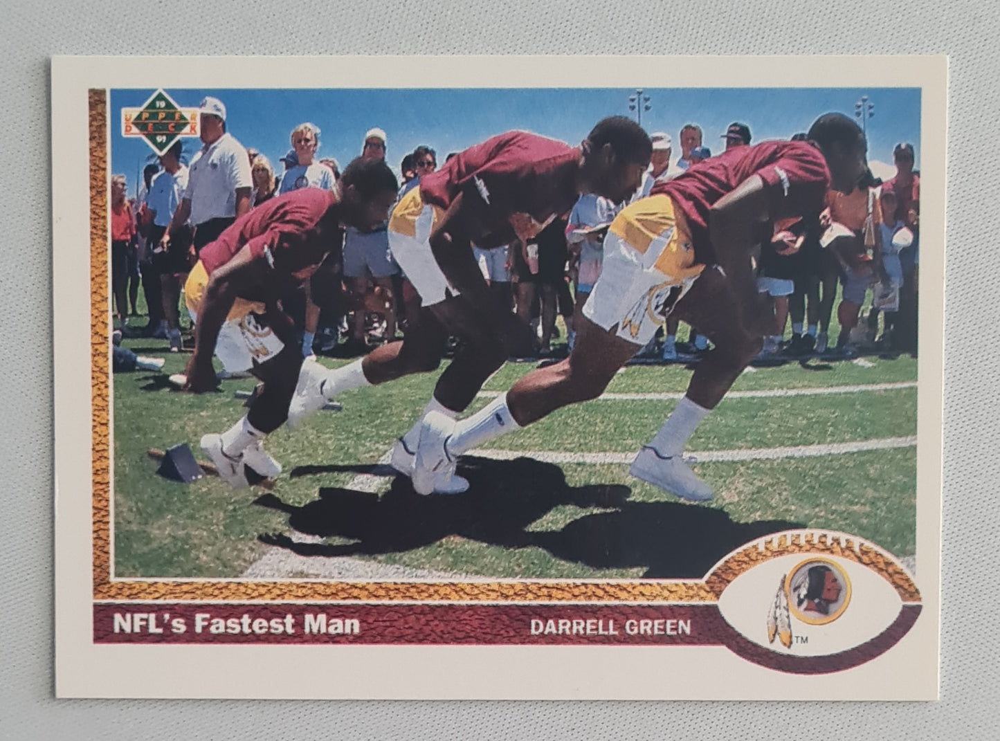 Darrell Green - 1991 Upper Deck Team NFL - NFL's Fastest Man Washington Redskins #SP1