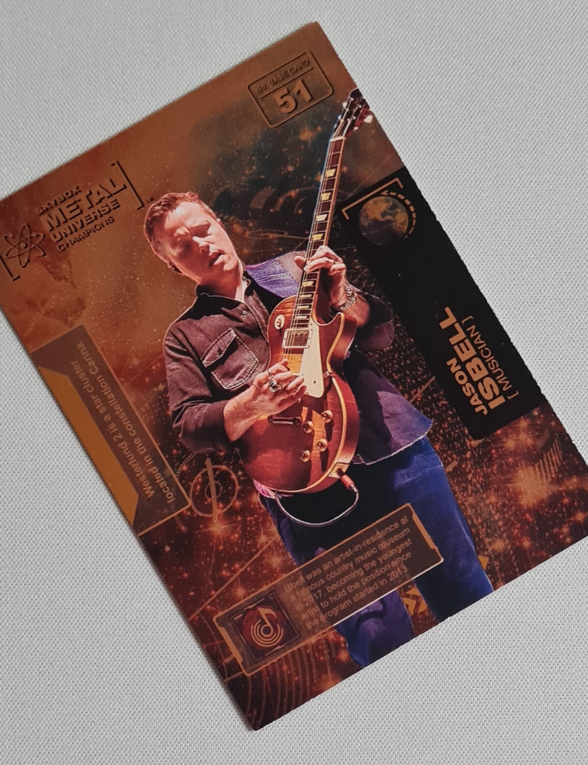 Jason Isbell - 2021 Sky Box Metal Universe Champions - Musician #51