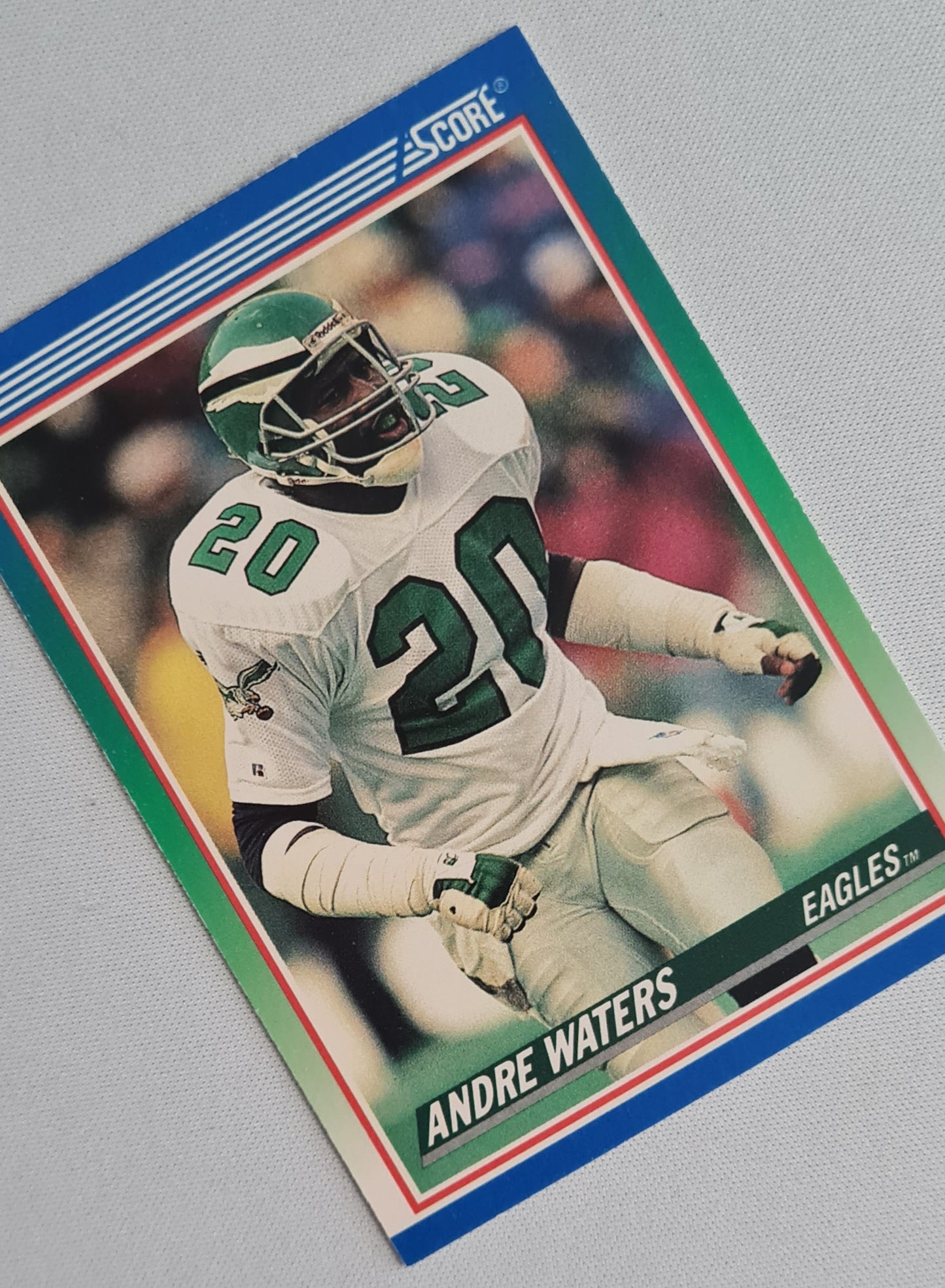 Andre Waters - 1990 Score NFL Football Philadelphia Eagles #413