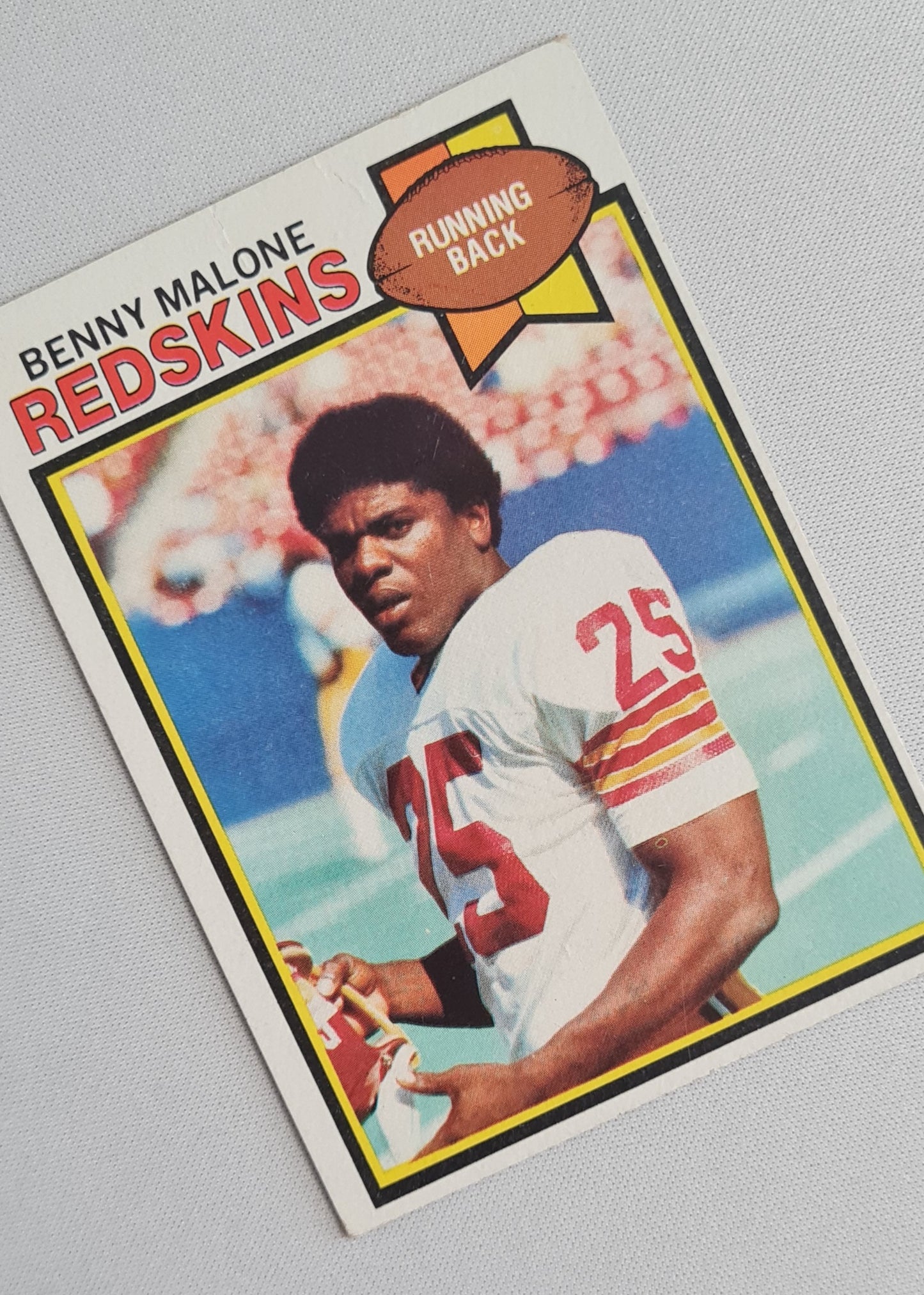 Benny Malone - 1979 Topps Chewing Gum Card NFL Football Washington Redskins RB #196