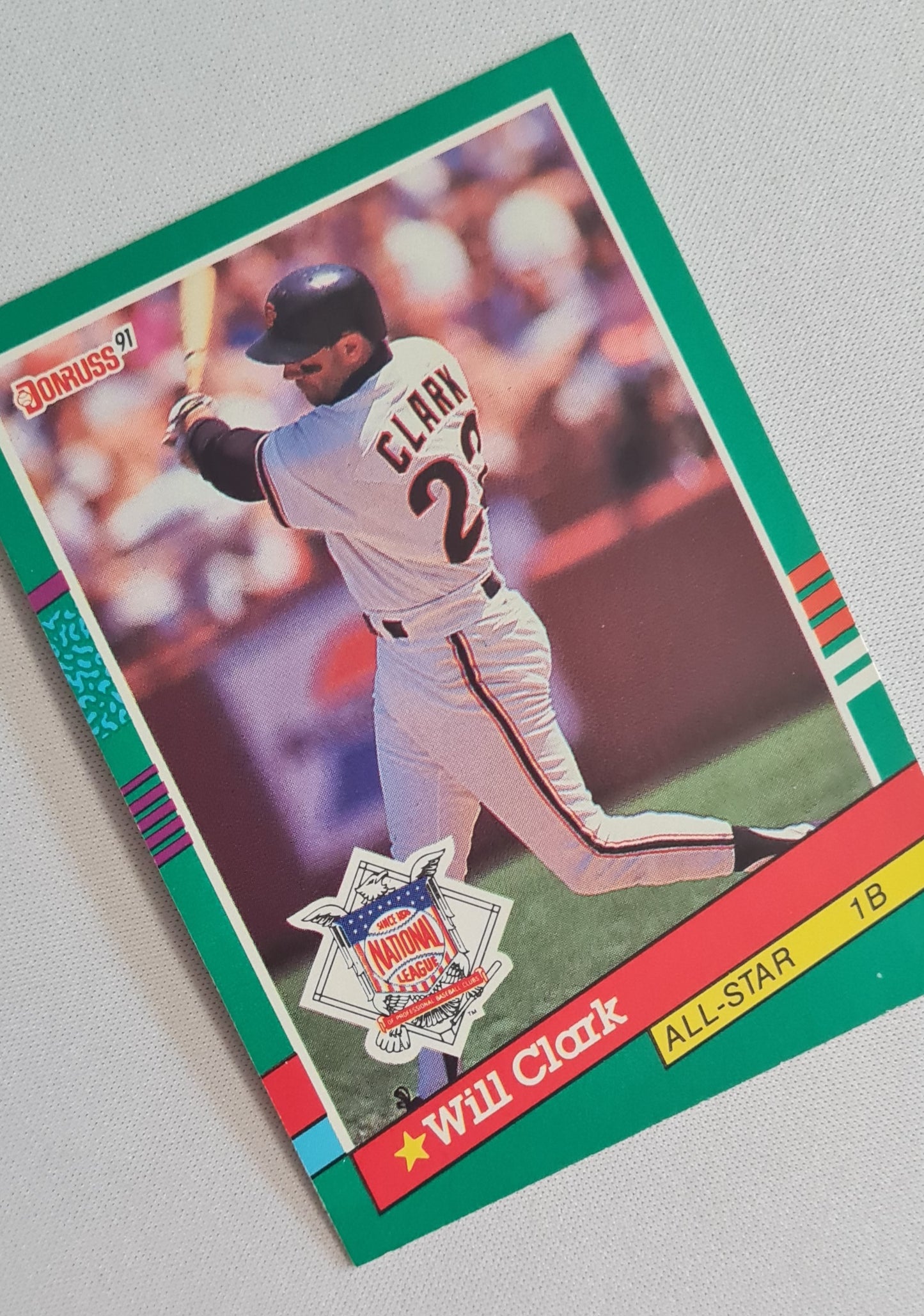 Will Clark - 1990 Donruss Leaf MLB Baseball San Francisco Giants #441