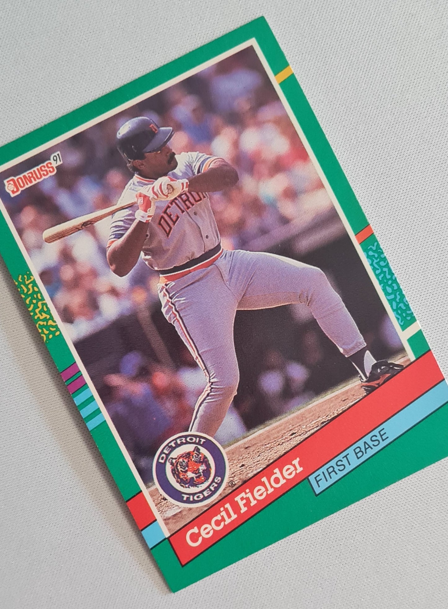 Cecil Fielder - 1990 Donruss Leaf MLB Baseball Detroit Tigers #451