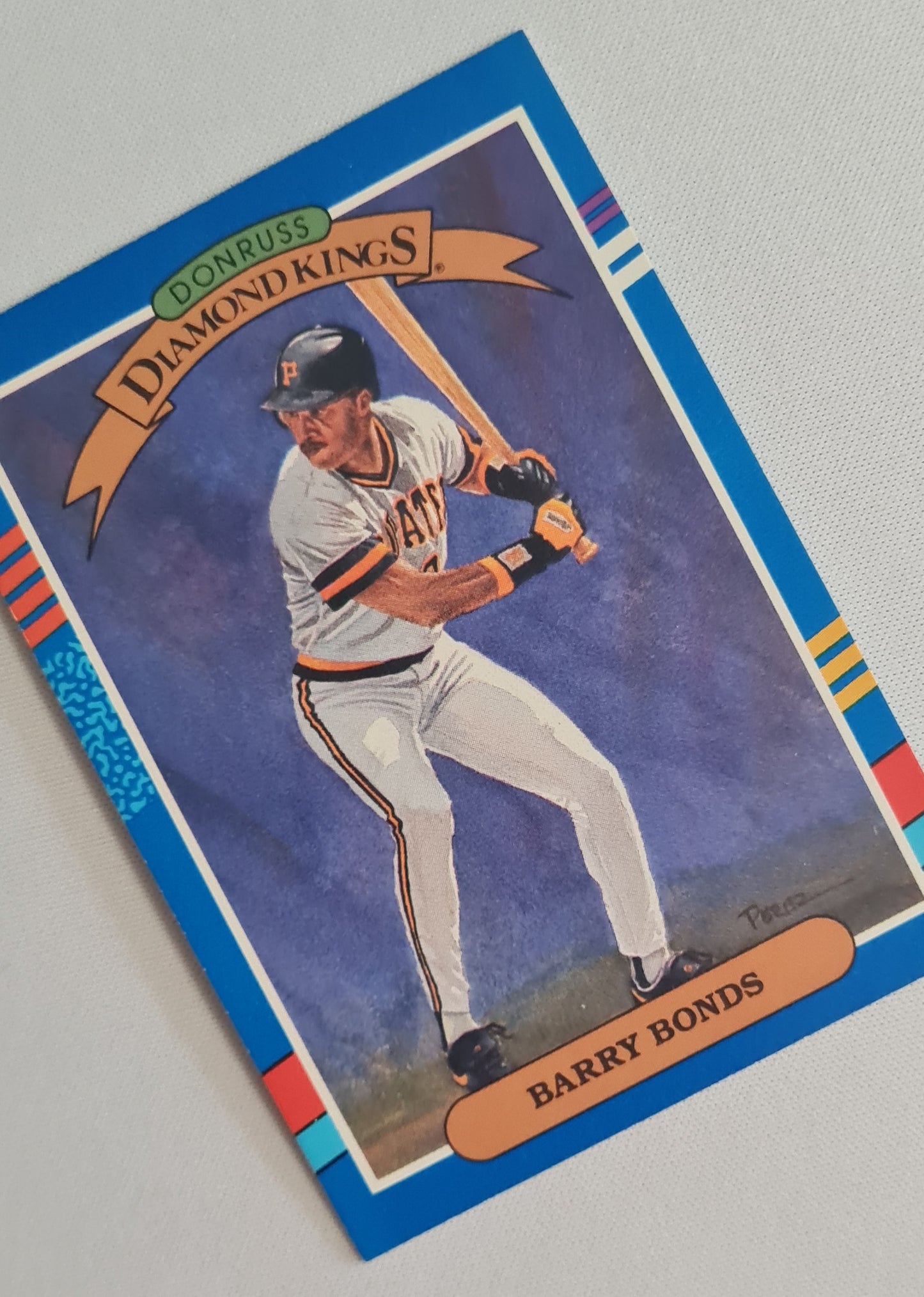 Barry Bonds - 1990 Donruss Leaf Diamond Kings MLB Baseball Pittsburgh Pirates #4