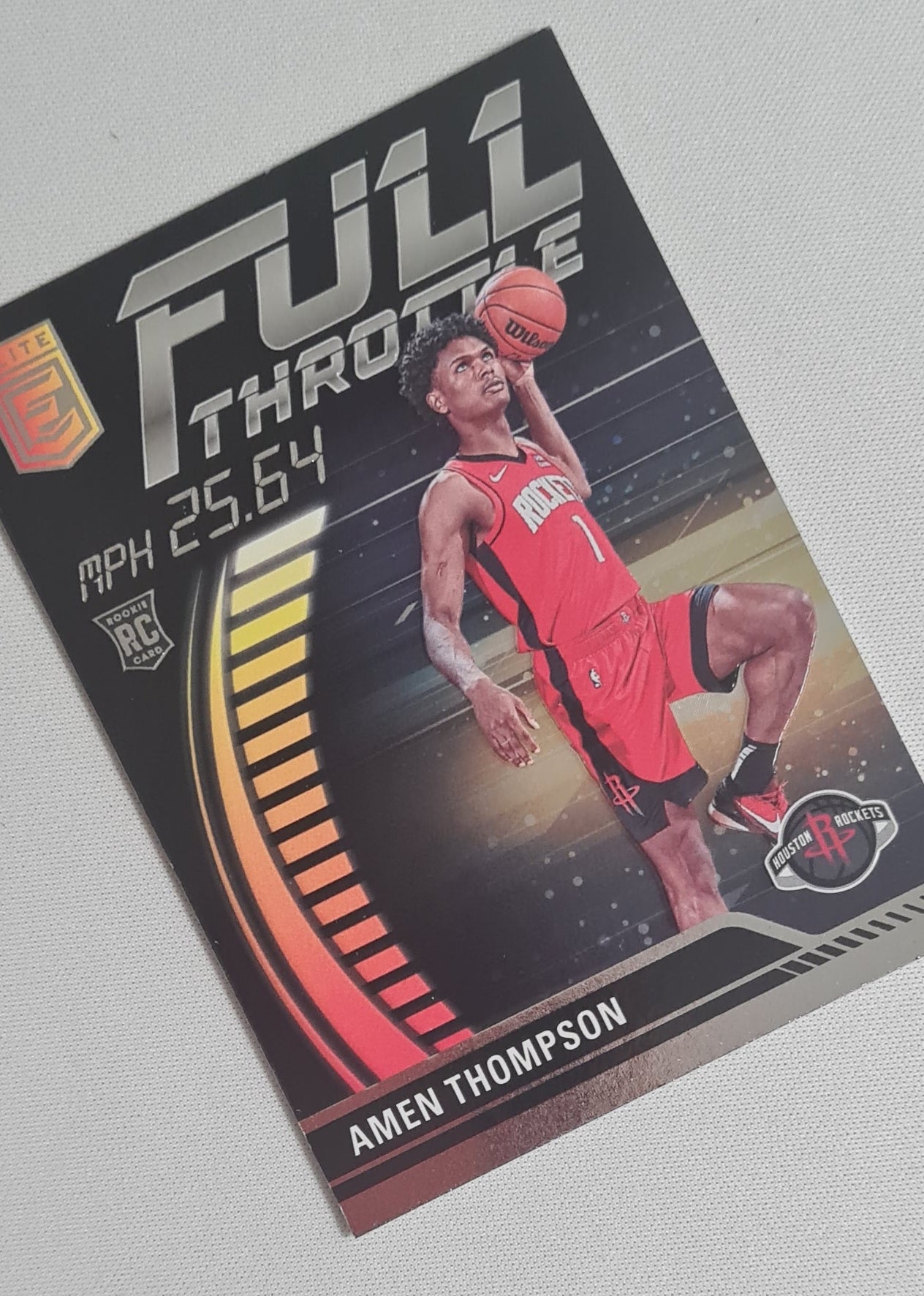 Amen Thompson - 2023/24 Panini Donruss Elite Full Throttle #1 Houston Rockets