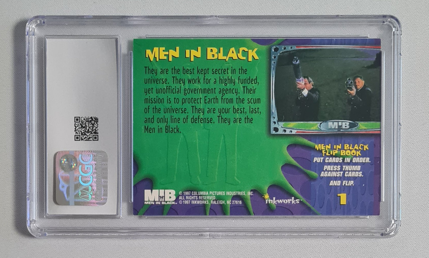 Men In Black - 1997 Inkworks Men In Black CGC 8 #1