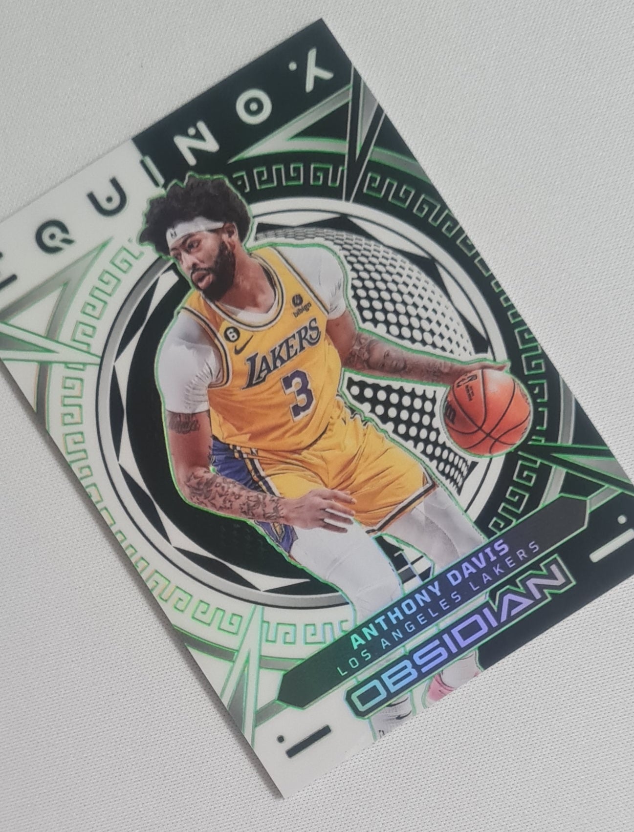 Anthony Davis - 2022/23 Panini Obsidian Basketball NBA LA Lakers #22 Green Equinox /25