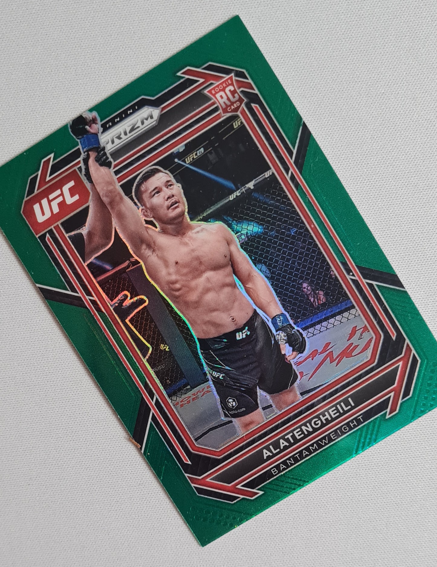Alatengheili - 2023 Panini Prizm UFC Fighter (RC) #101 Green Refractor