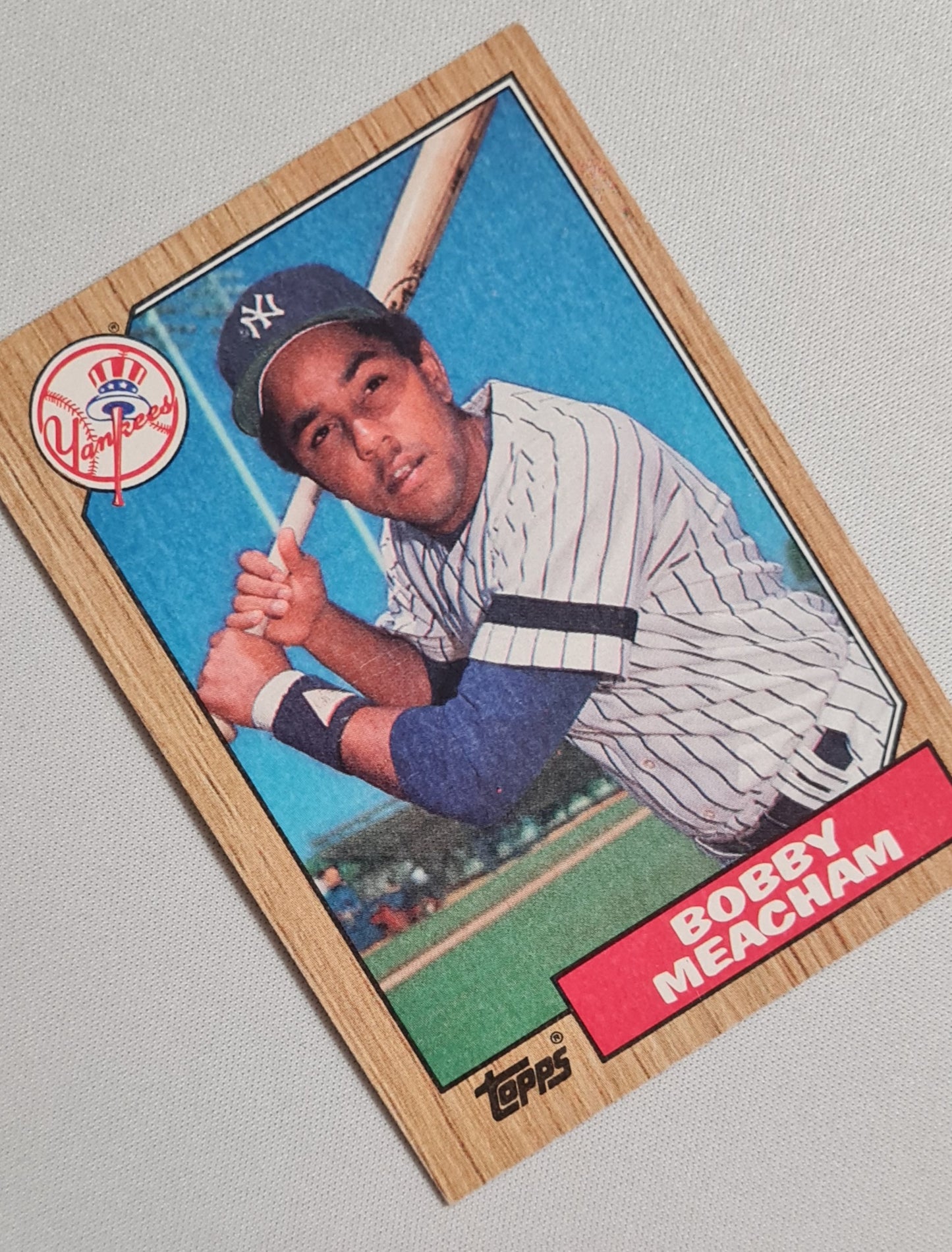 Bobby Meacham - 1987 Topps "Chewing Gum" Card Baseball New York Yankees #62