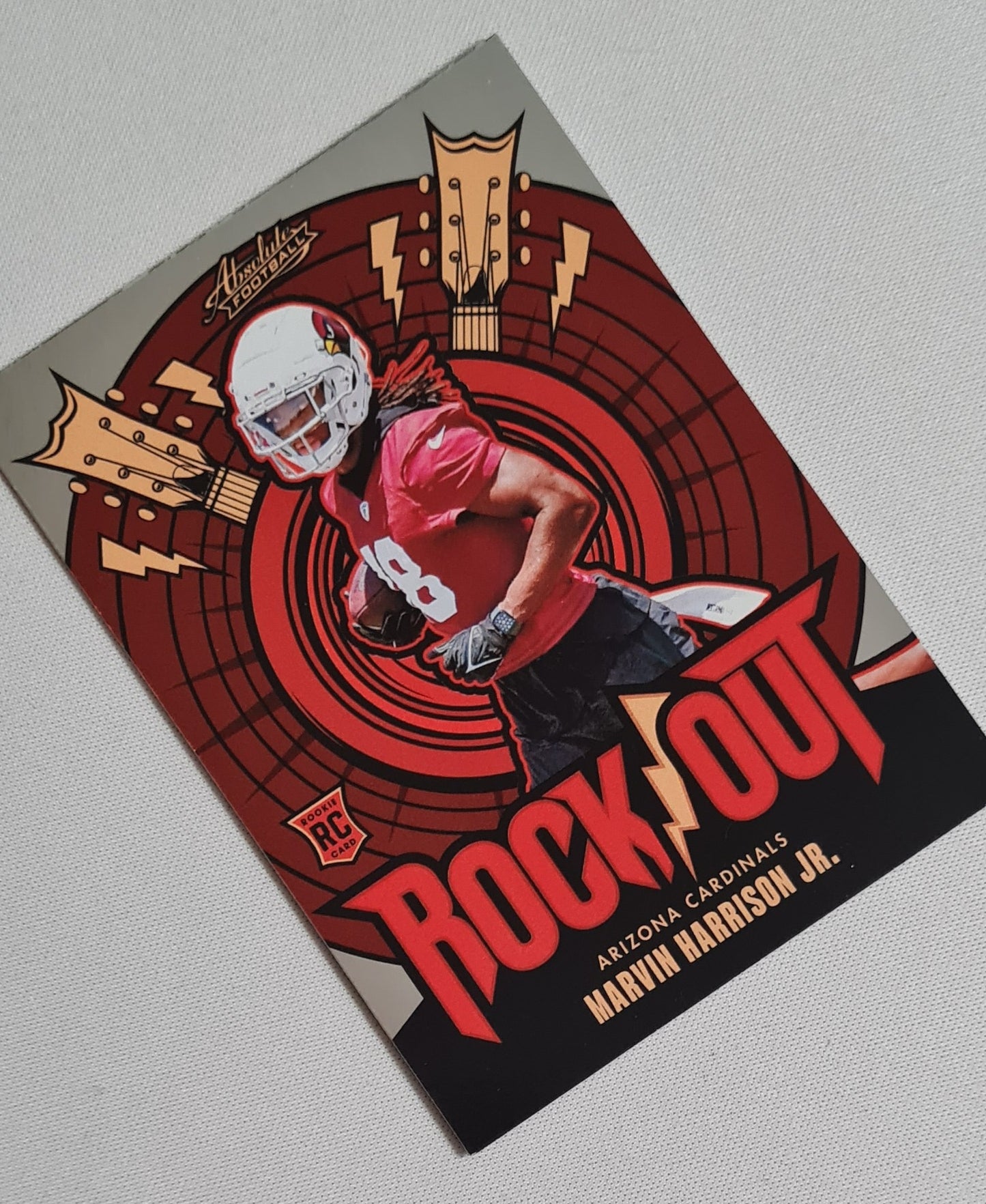 Marvin Harrison Jr. - 2024 Panini Absolute Football NFL Arizona Cardinals -Rock Out- #RO-MHJ