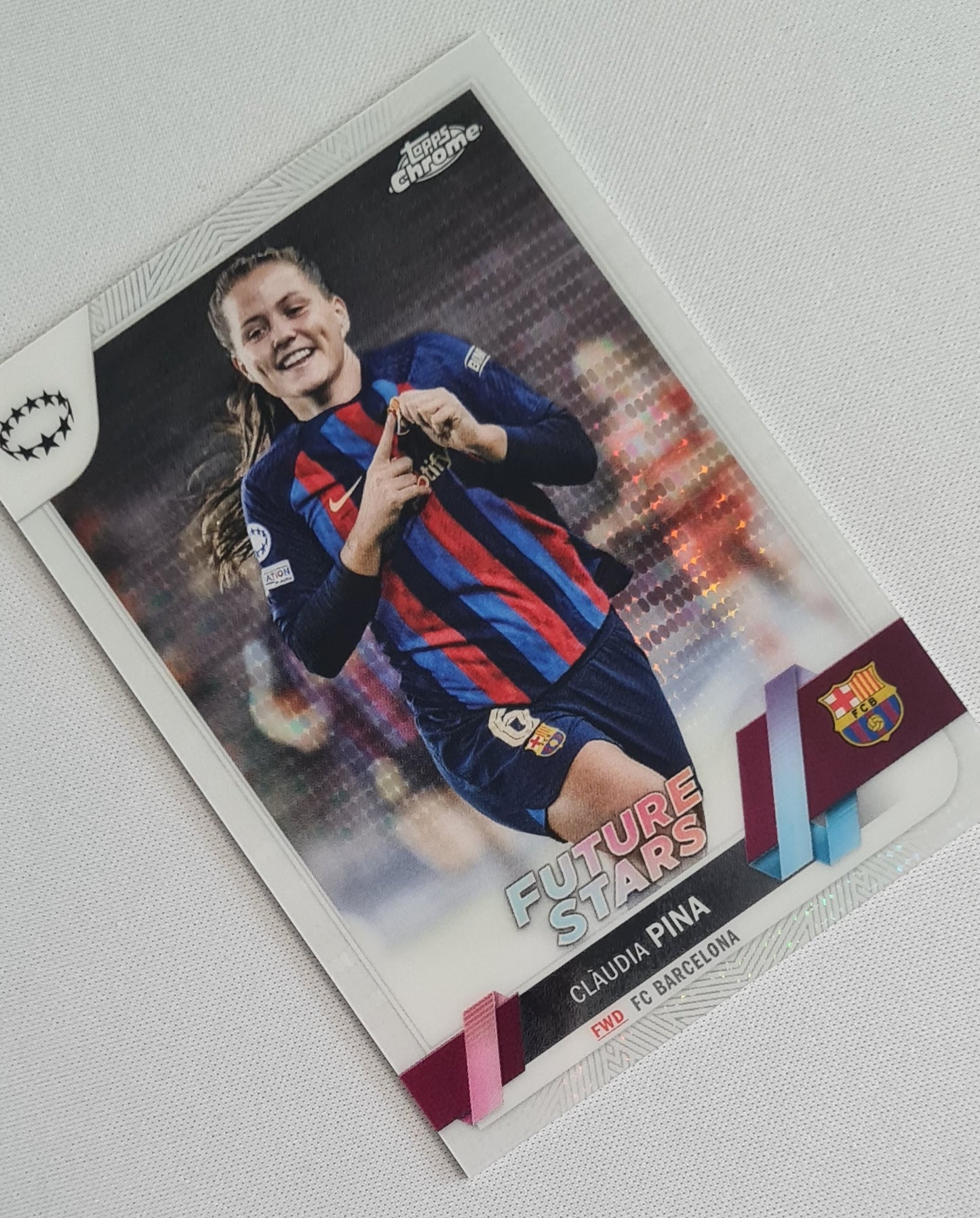Clàudia Pina - 2023 Topps Champions League Future Stars #7