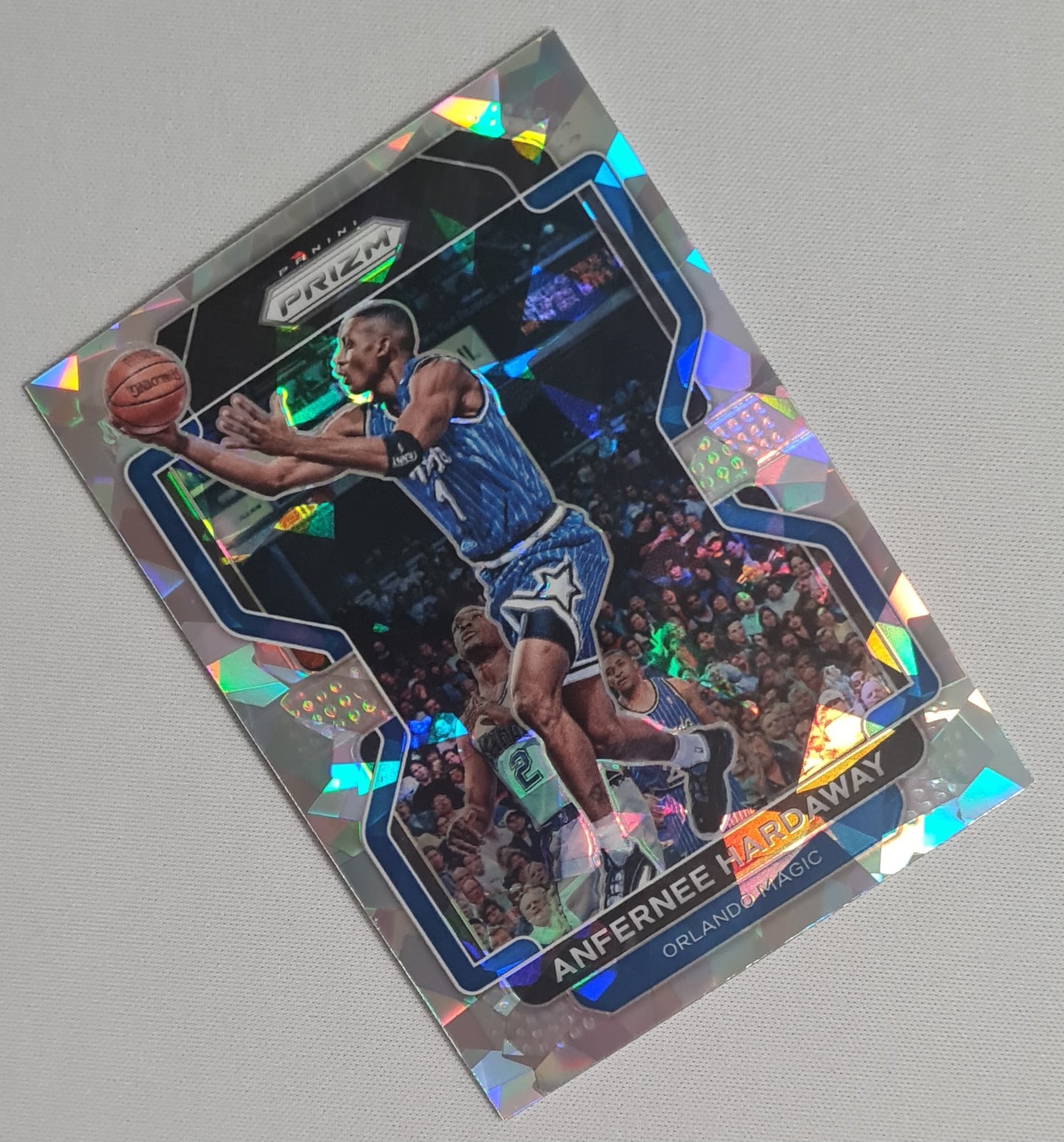 Anfernee Hardaway - 2021/22 Panini Prizm Basketball NBA Orlando Magic #294 Silver Cracked Ice