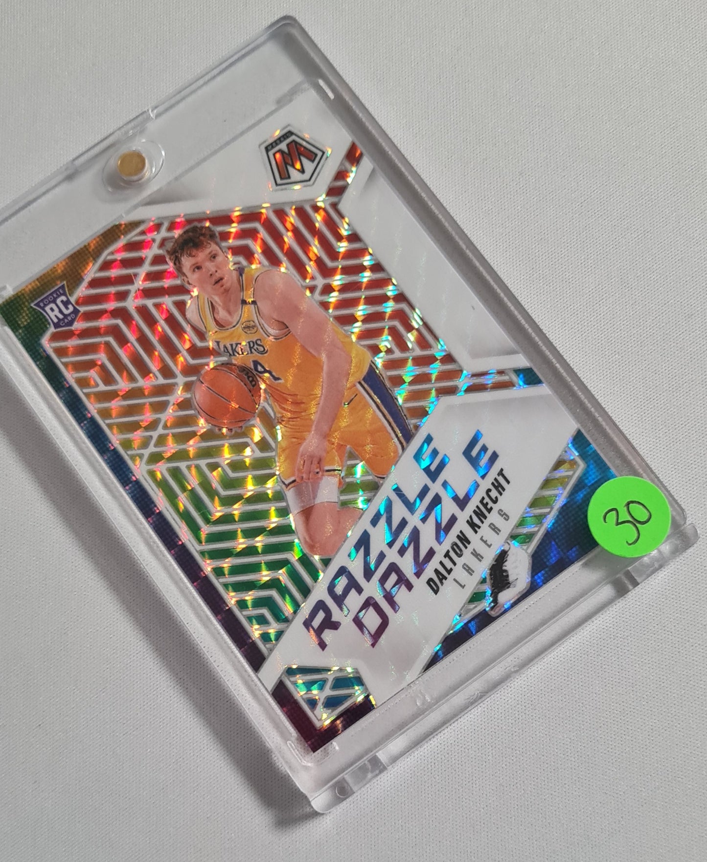 Dalton Knecht - 2024/25 Panini Mosaic Basketball NBA L.A. Lakers Prizm - Razzle Dazzle - (RC) #11