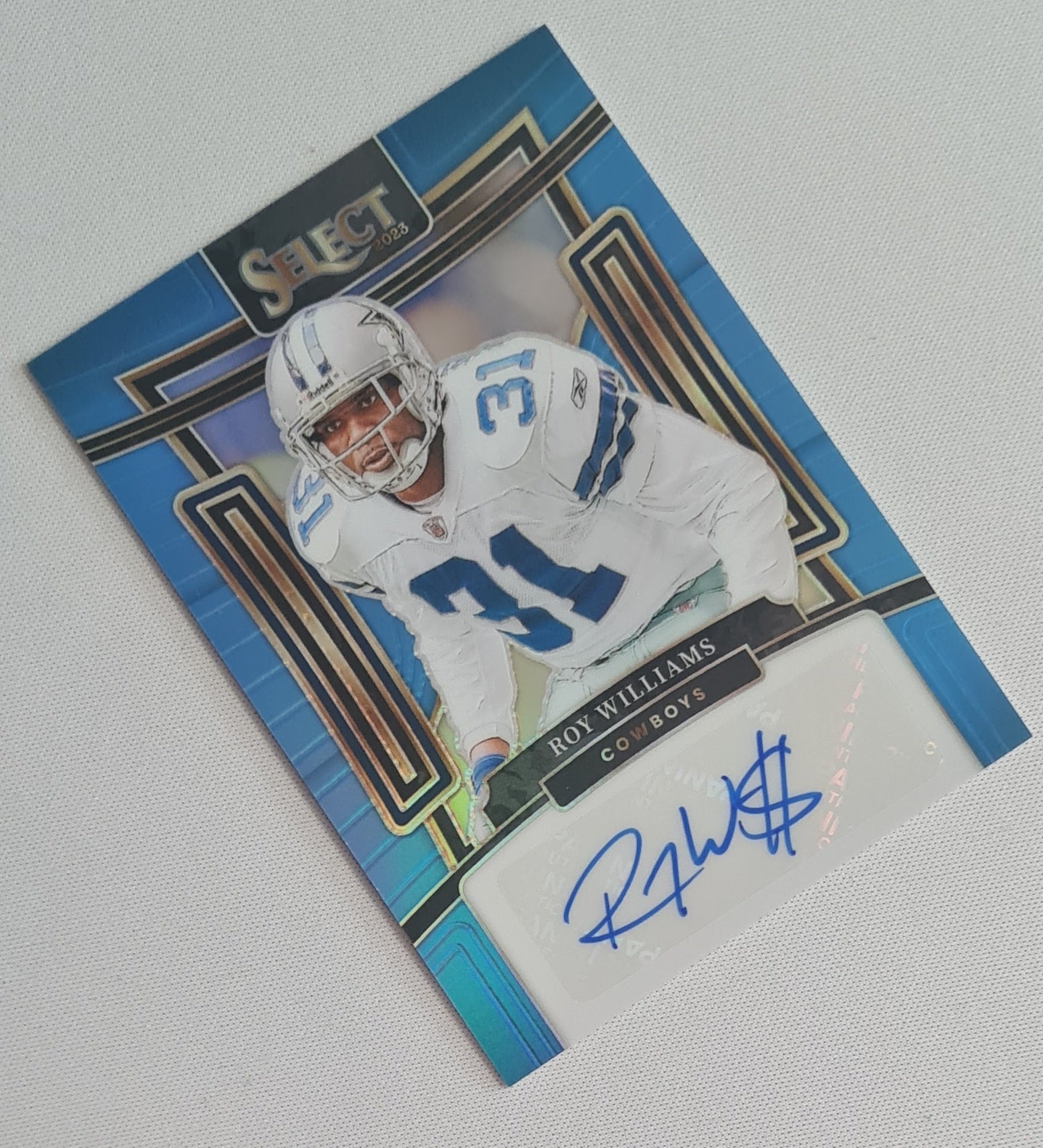 Roy Williams - 2023 Panini Select Football NFL Dallas Cowboys Prizm /SIG-RWI /49 /Autograph
