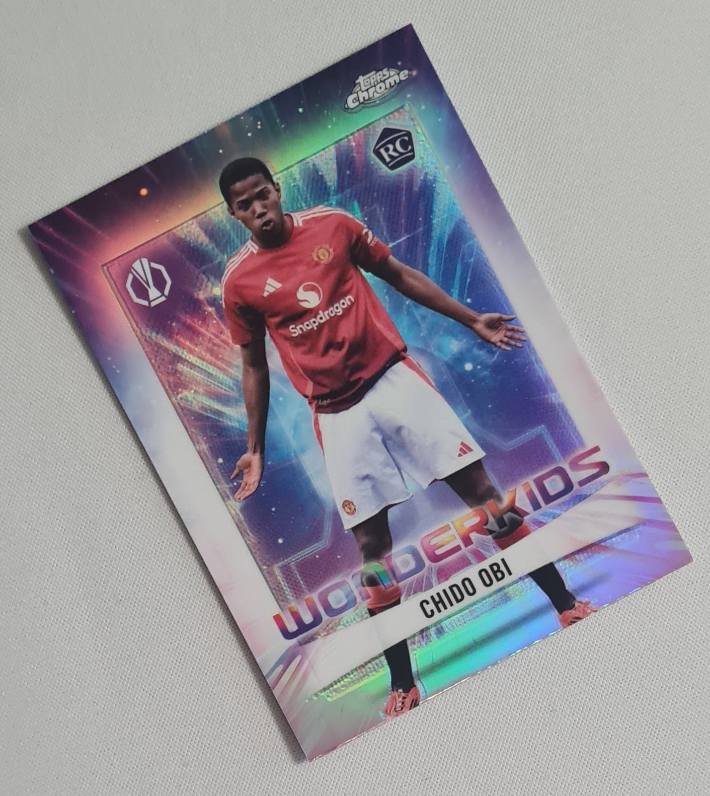 Chido Obi - 2025 Topps Chrome Wonderkids Manchester United (RC) #WK-3