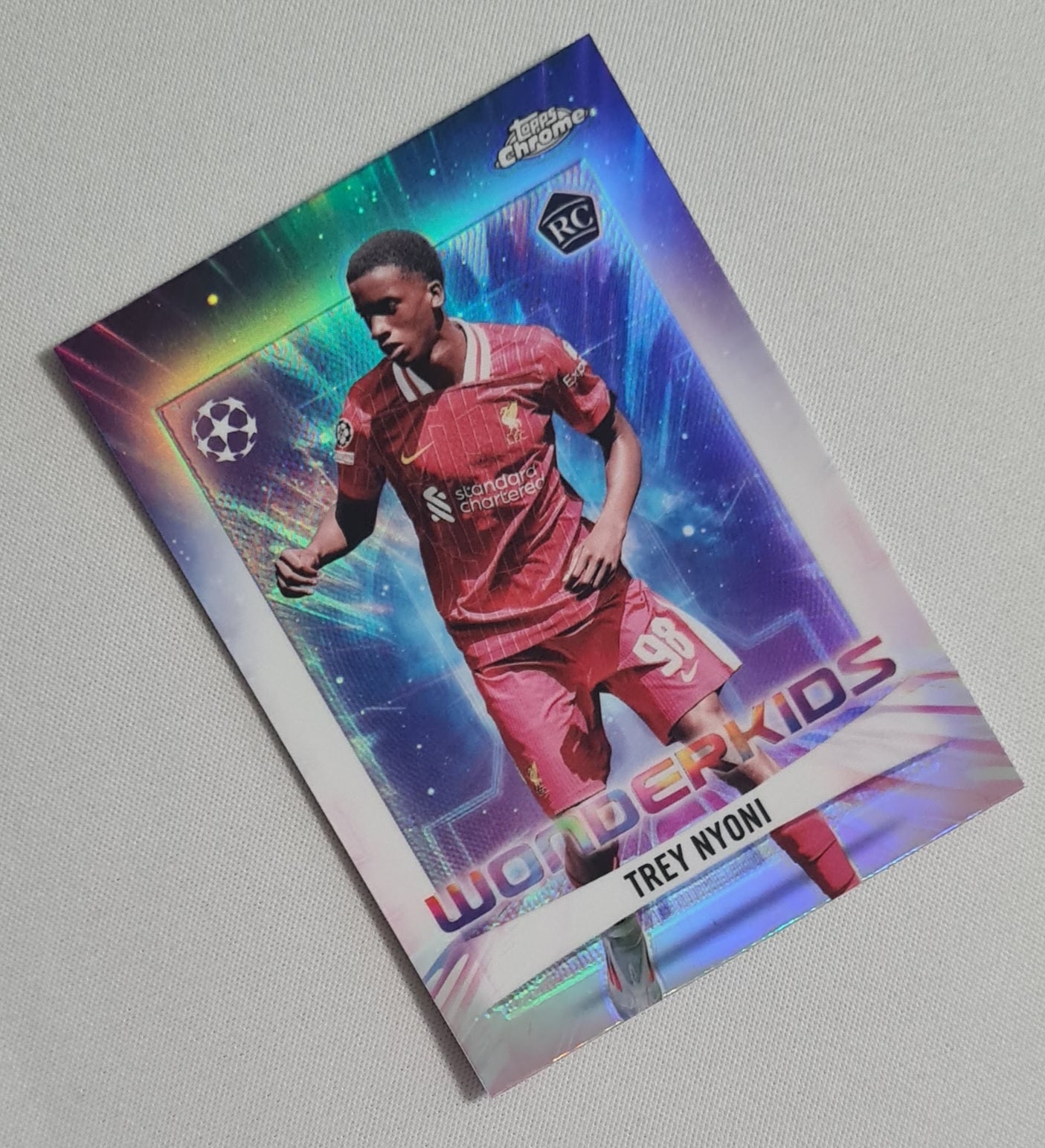 Trey Nyoni - 2025 Topps Chrome Wonderkids (RC) Liverpool (CL) #WK-18