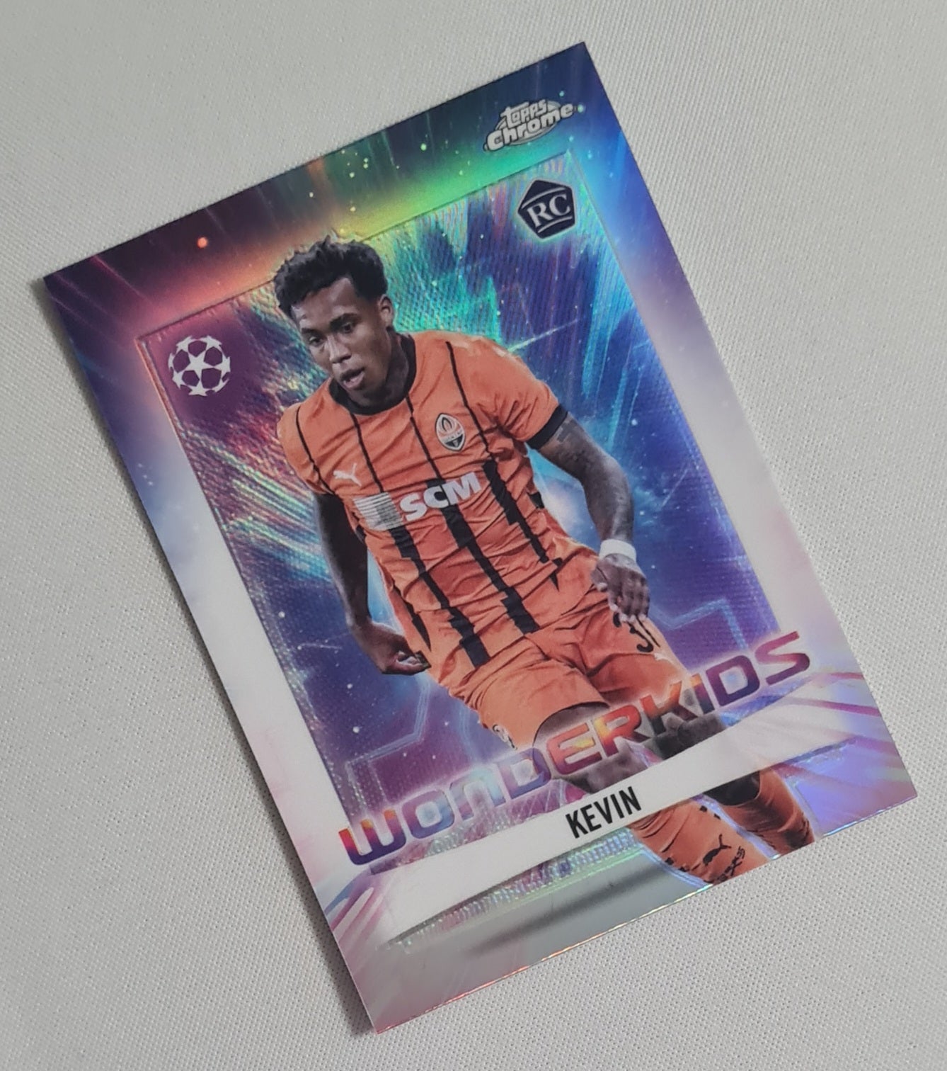 Kevin - 2025 Topps Chrome Wonderkids (RC) FC Shakhtar Donetsk (CL) #WK-20
