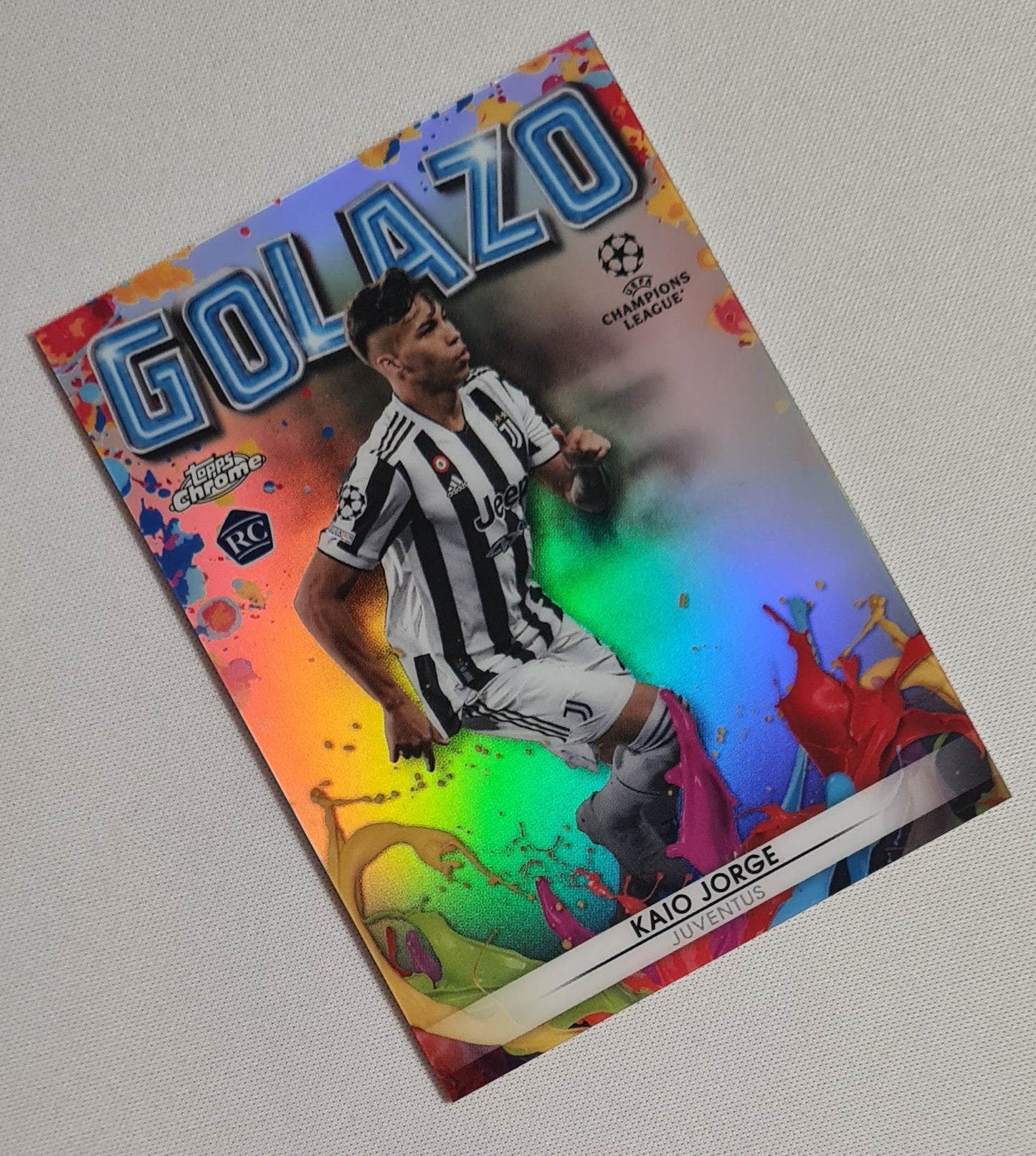 Kaio Jorge - 2022 Topps Chrome Golazo (RC) Juventus (CL) #G-6