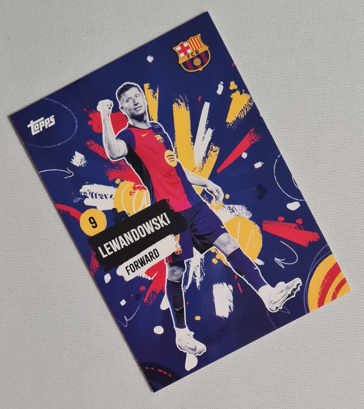 Lewandowski - 2024 Topps FC Barcelona Official Club Product #35