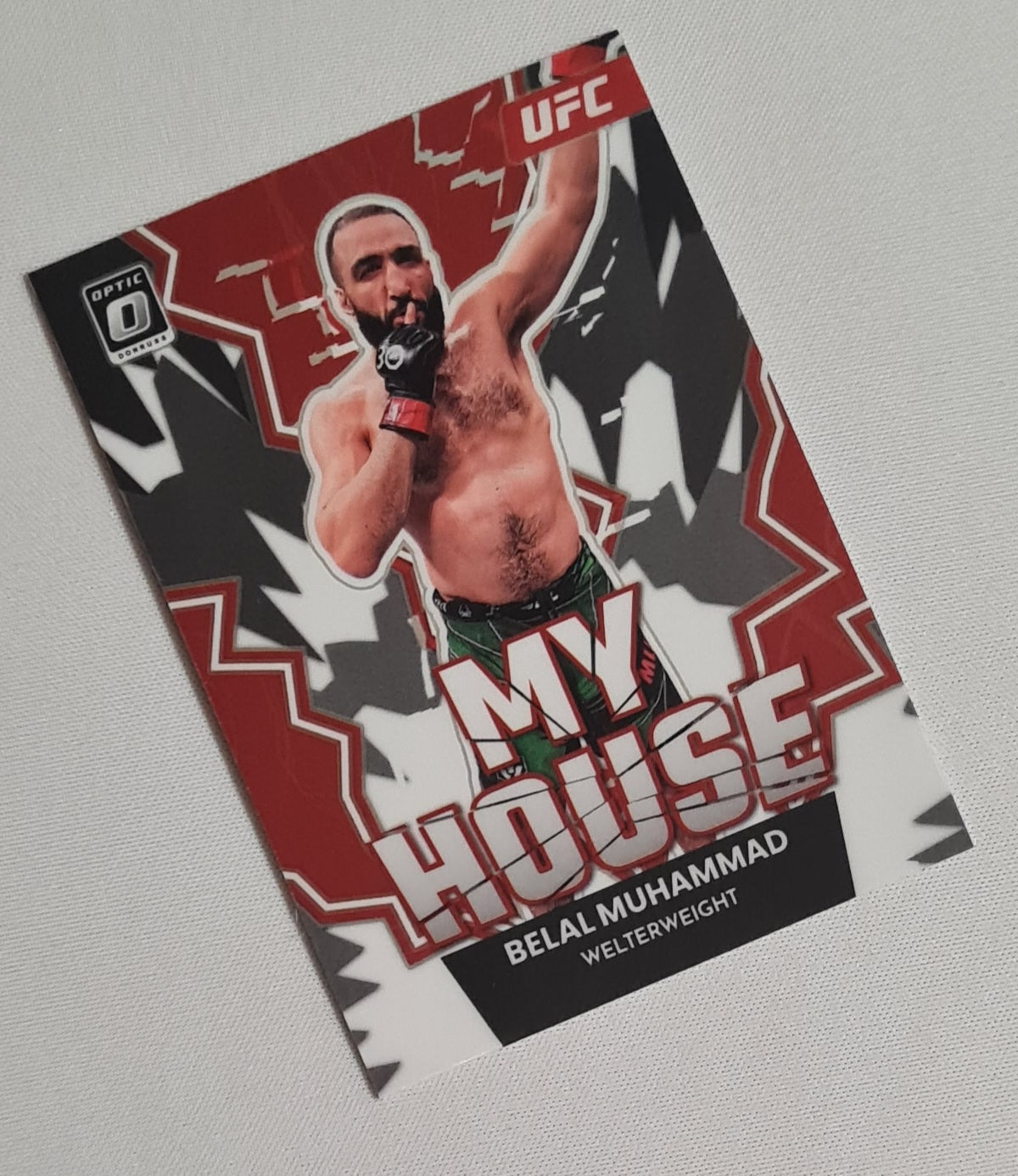 Belal Muhammad - 2023 Panini Donruss Optic UFC Fighter Welterweight - My House - #10