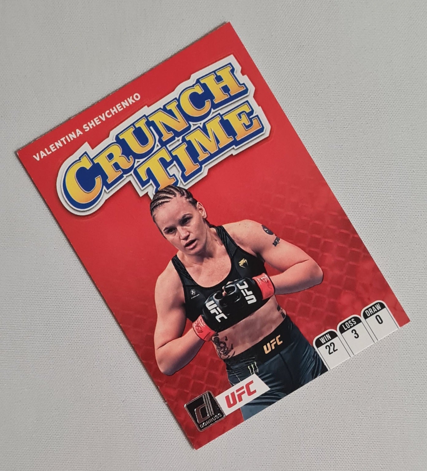 Valentina Shevchenko - 2022 Panini Donruss UFC Fighter Flyweight - Crunch Time - #4