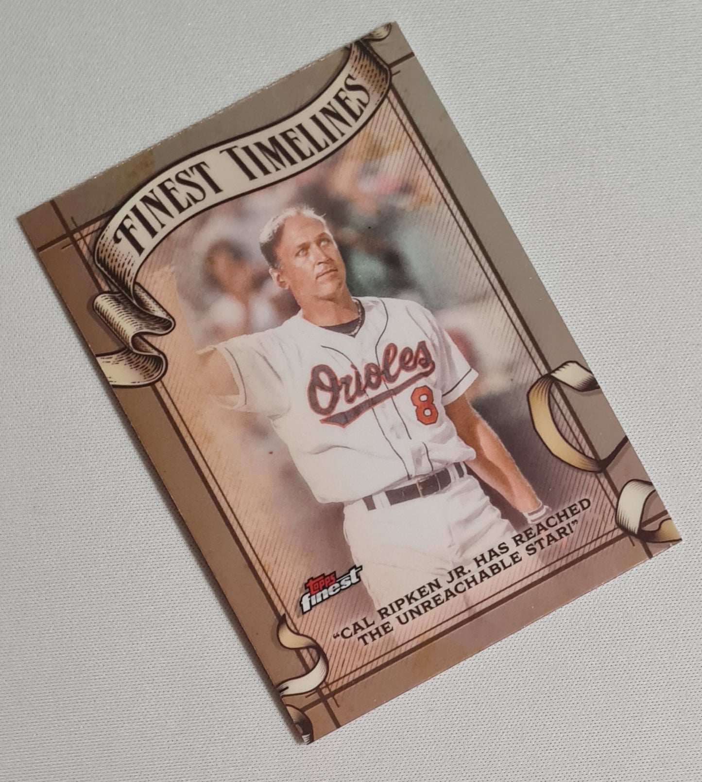 Cal Ripken Jr. - 2025 Topps Finest - Finest Timelines - The Unreachable Star! MLB Baltimore Orioles #FT-14