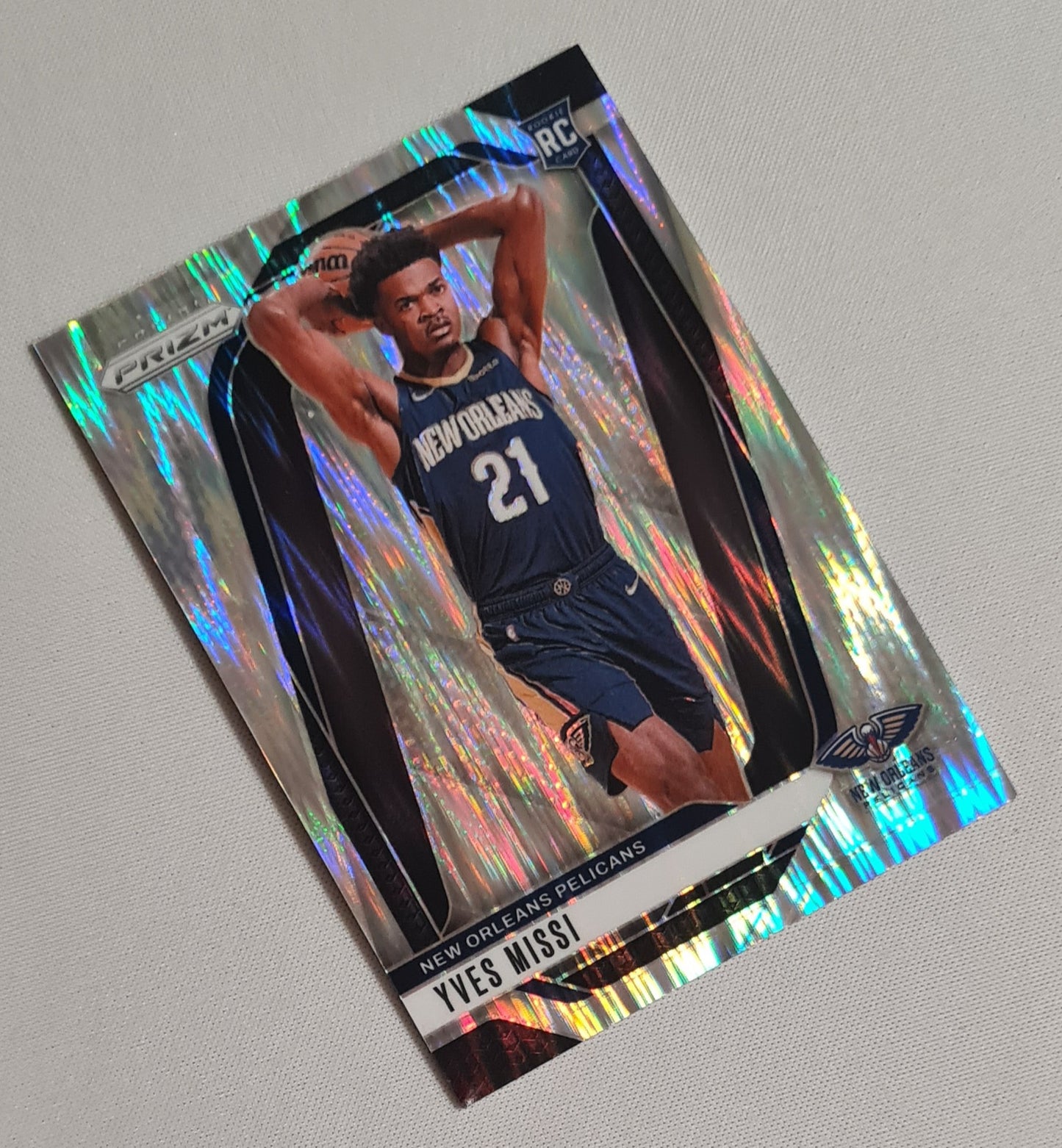 Yves Missi - 2024/25 Panini Prizm Basketball NBA New Orleans Pelicans #233 Skewed Prizm /249