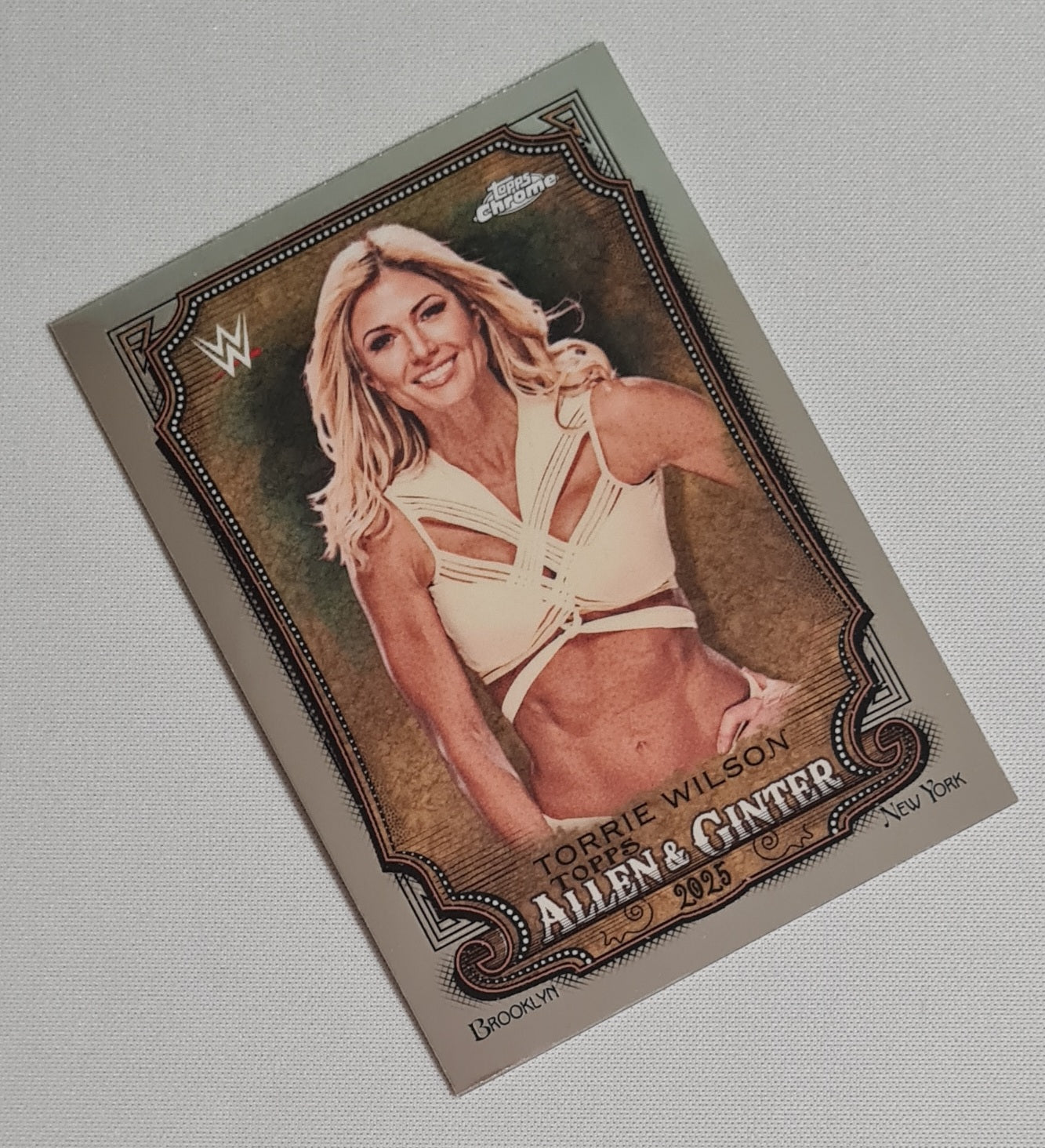 Torrie Wilson - 2025 Topps Chrome Allen & Ginter - The World Champions - WWE Werstling #AG-TOR