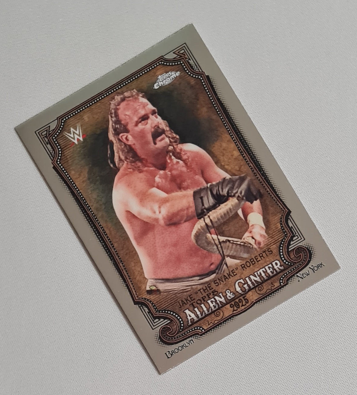 Jake "The Snake" Roberts - 2025 Topps Chrome Allen & Ginter - The World's Champions - #AG-JTS