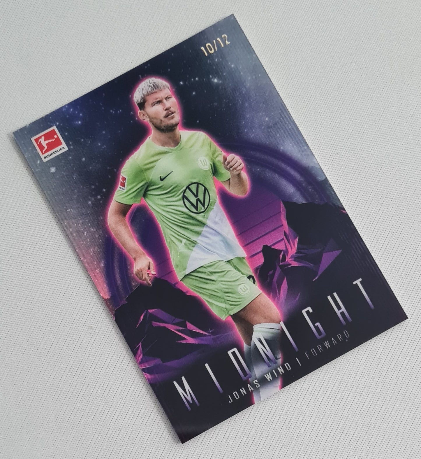 Jonas Wind - 2024 Topps Bundesliga Midnight Wolfsburg FC #100 /12