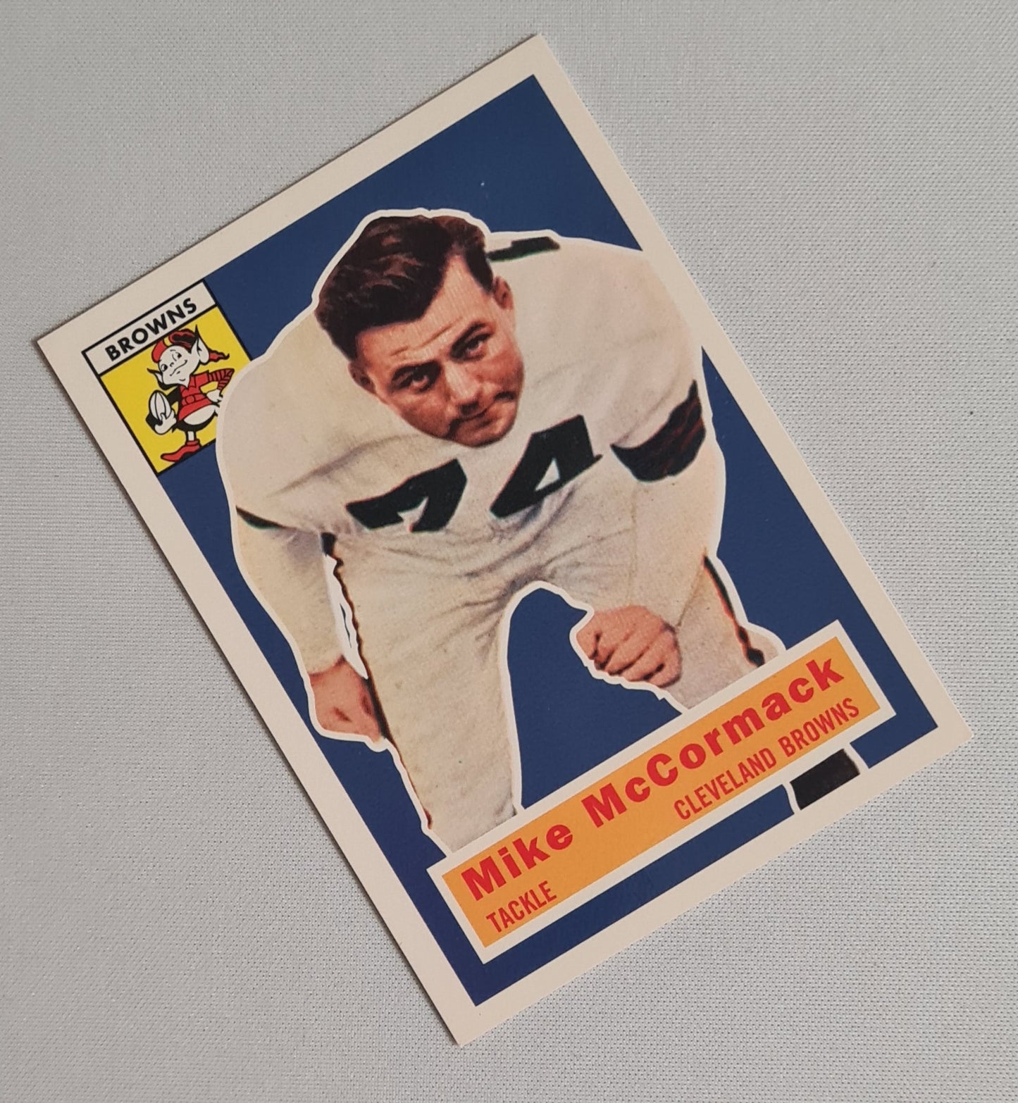 Mike McCormack - 1956 Topps Football Archives The Ultimate 1956 Series Cleveland Browns #105