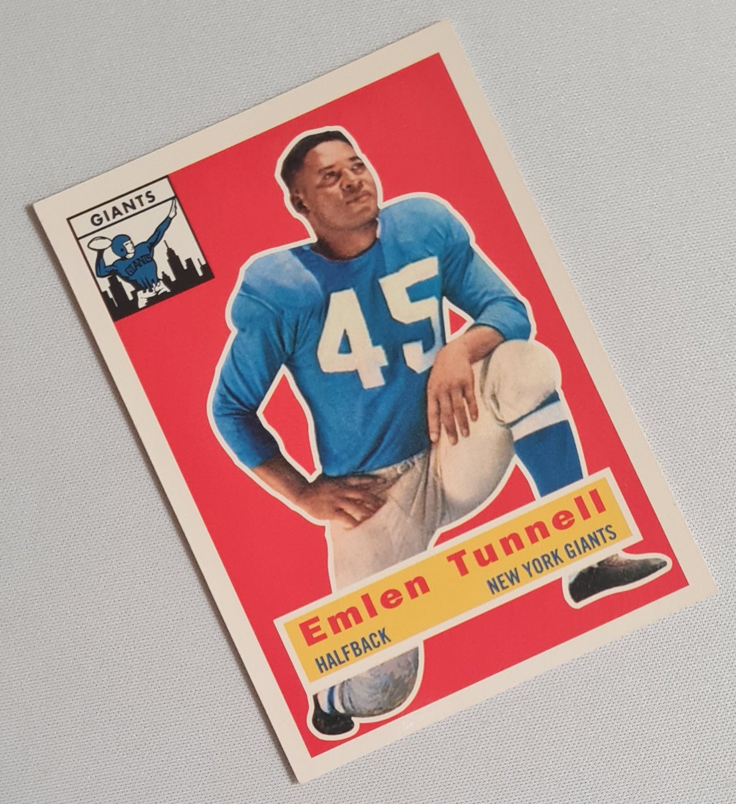 Emlen Tunnell - 1956 Topps Football Archives The Ultimate 1956 Series New York Giants #17