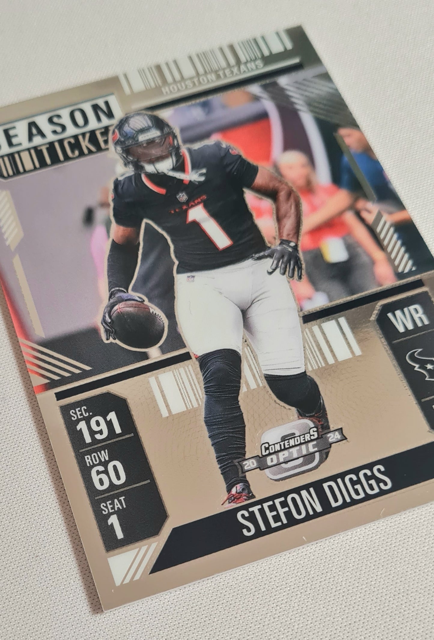 Stefon Diggs - 2024 Panini Contender Optic Football NFL Houston Texans Season Ticket #22