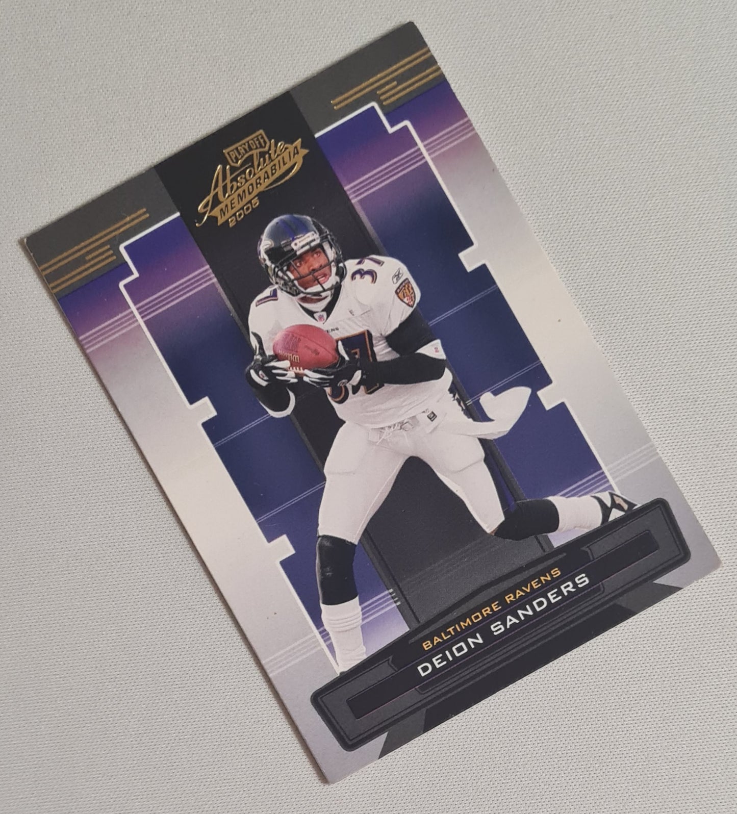Deion Sanders - 2005 Donruss Playoff NFL Football Baltimore Ravens Absolute Memorabilia #10