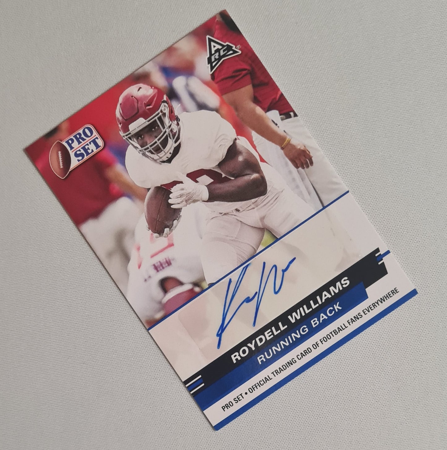 Roydell Williams - 2022 Leaf Trading Cards Football Pro Set #PSA-RW1 (RC) /Auto