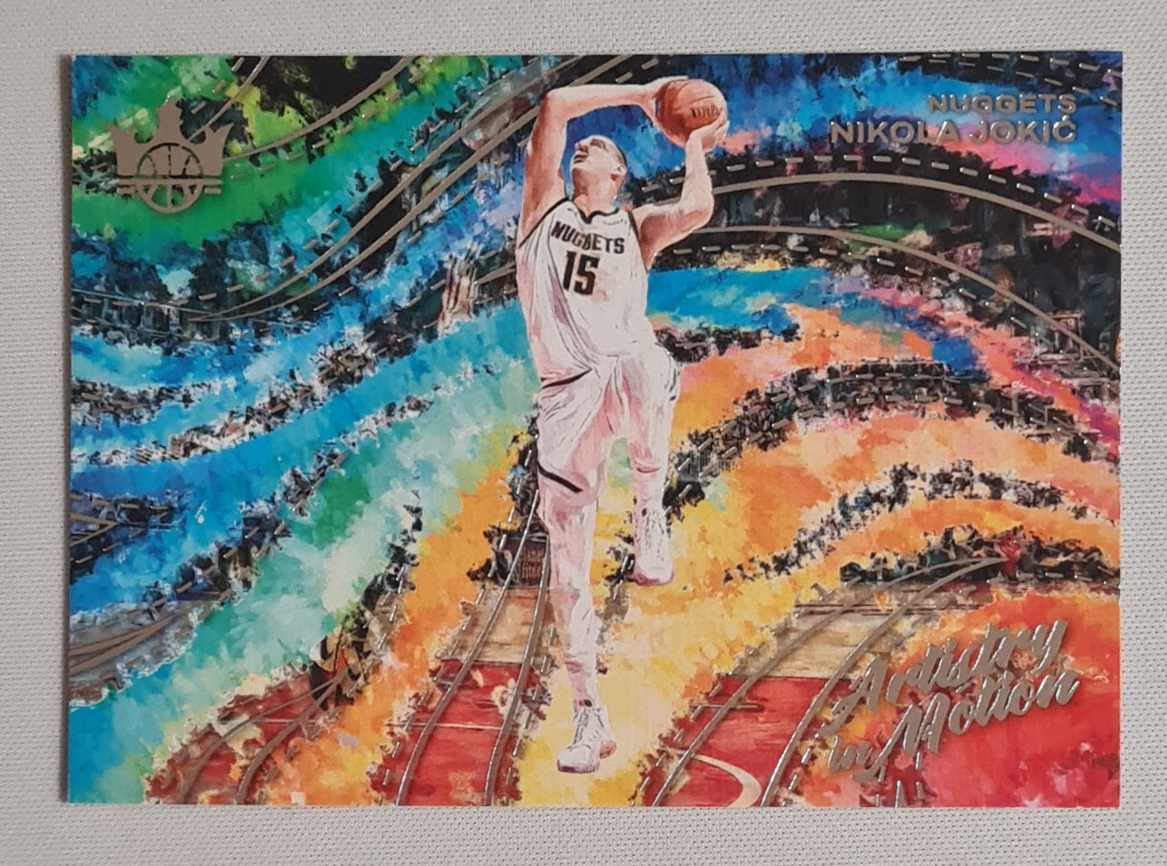 Nikola Jokic - 2024/25 Panini Court Kings Basketball NBA Denver Nuggets Artistry in Motion #2 Rare