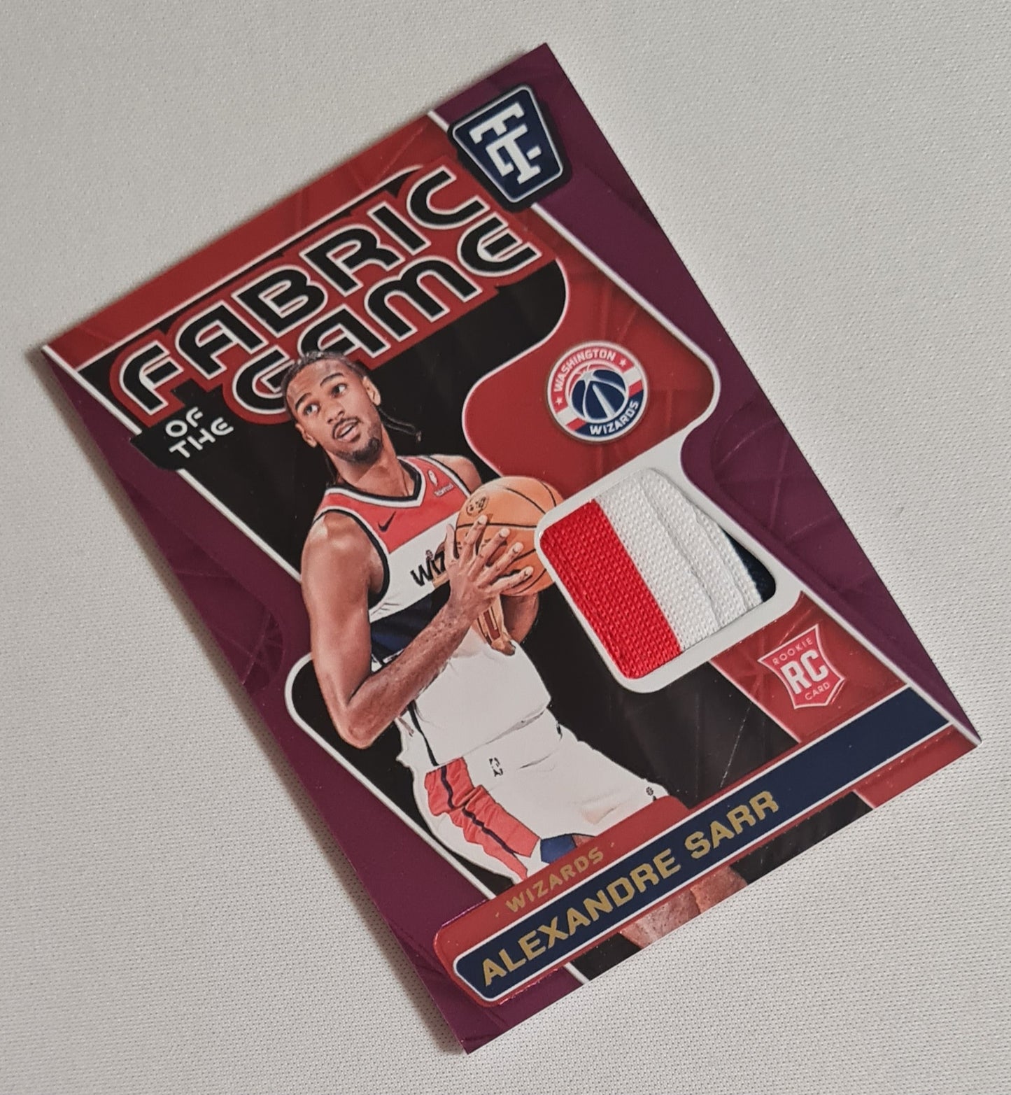Alexandre Sarr - 2024/25 Panini Totally Certified Basketball NBA Washington Wizards (RC) #FGR-ALX /Patch /99
